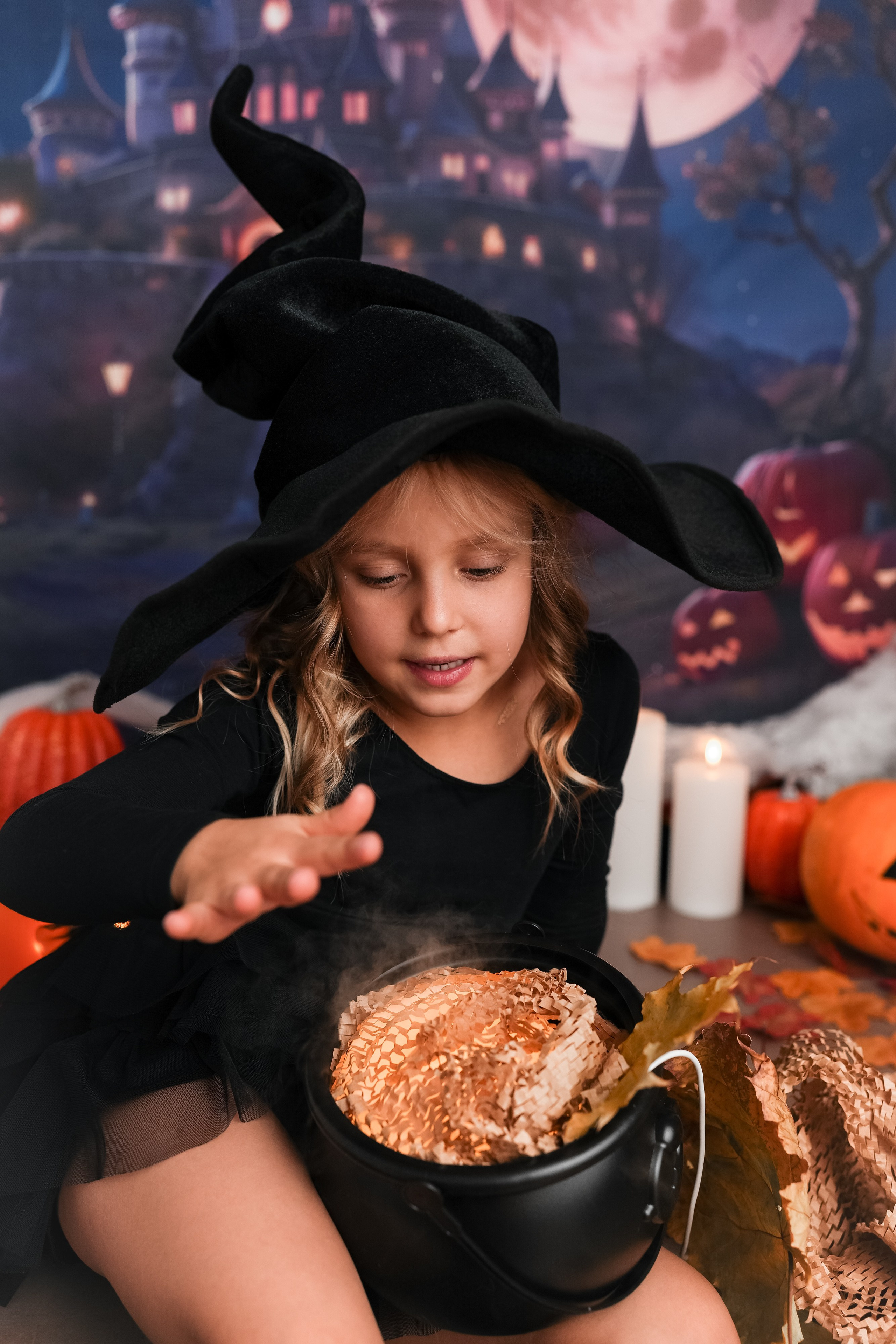 Проект Хэллоуин. Фотограф новорожденных и детский фотограф в Екатеринбурге Ксени