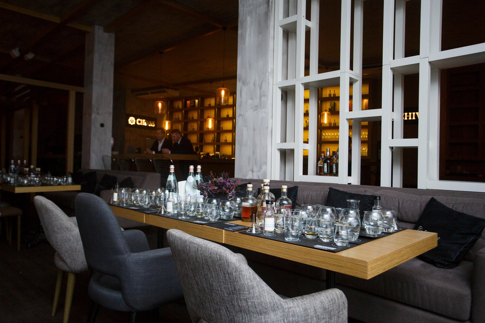 Dinner Chivas. Reportage and staged photographer Natalia Sannikova