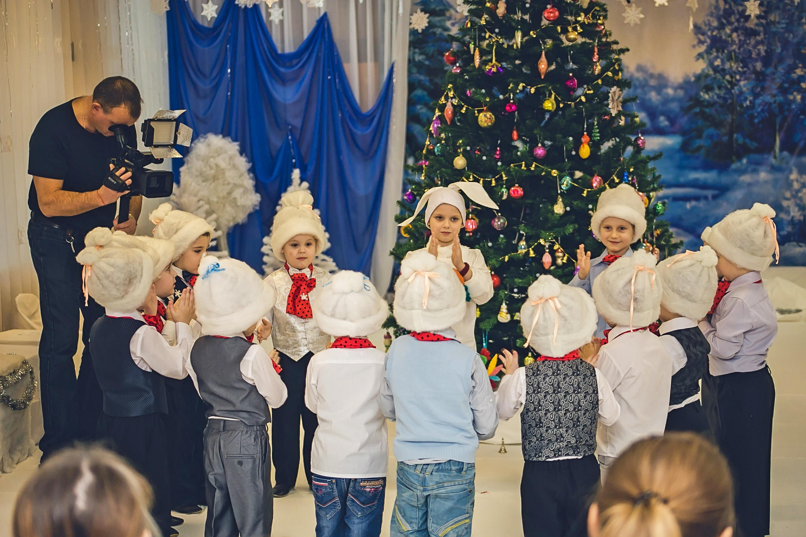 Новый год в саду. Семейный и детский фотограф в Нижнем Новгороде