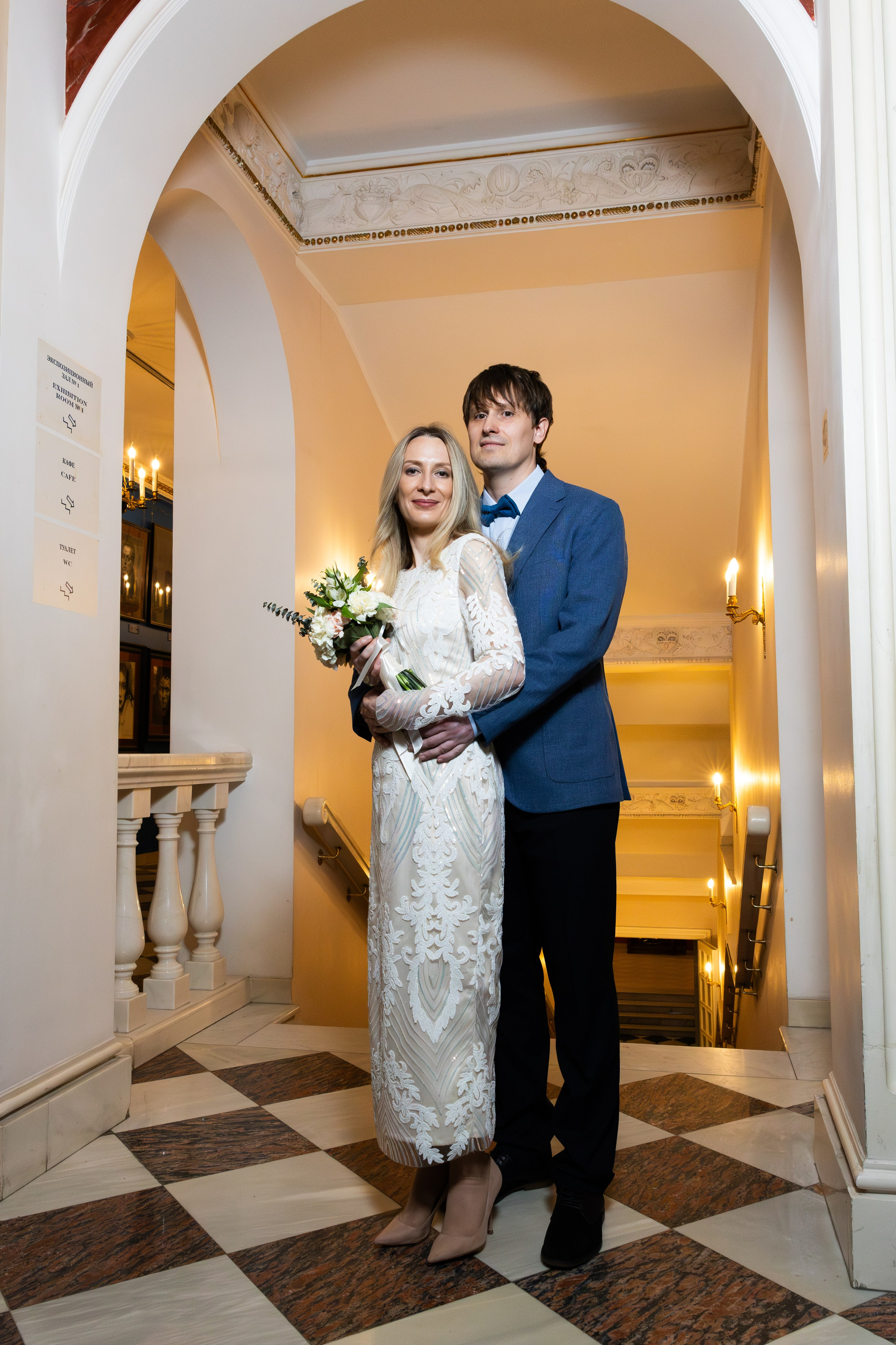 Свадьба в картинной галереи Ильи Глазунова. Фотограф в Москве Зябченко Екатерина. Съемки беременности, love story, семейный, портреты в студии и на улице