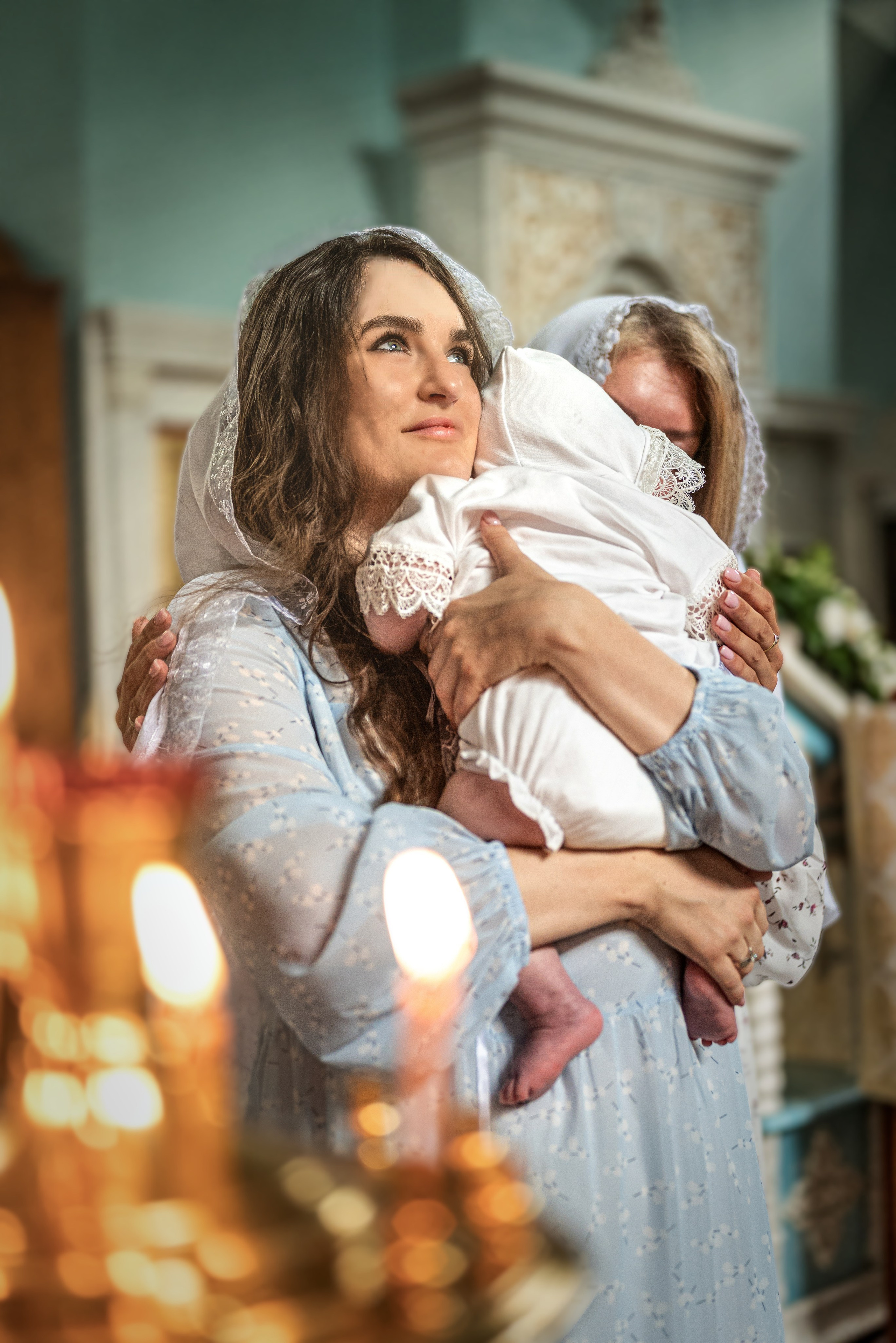 Крещение Анна. Семейный и детский фотограф Москва