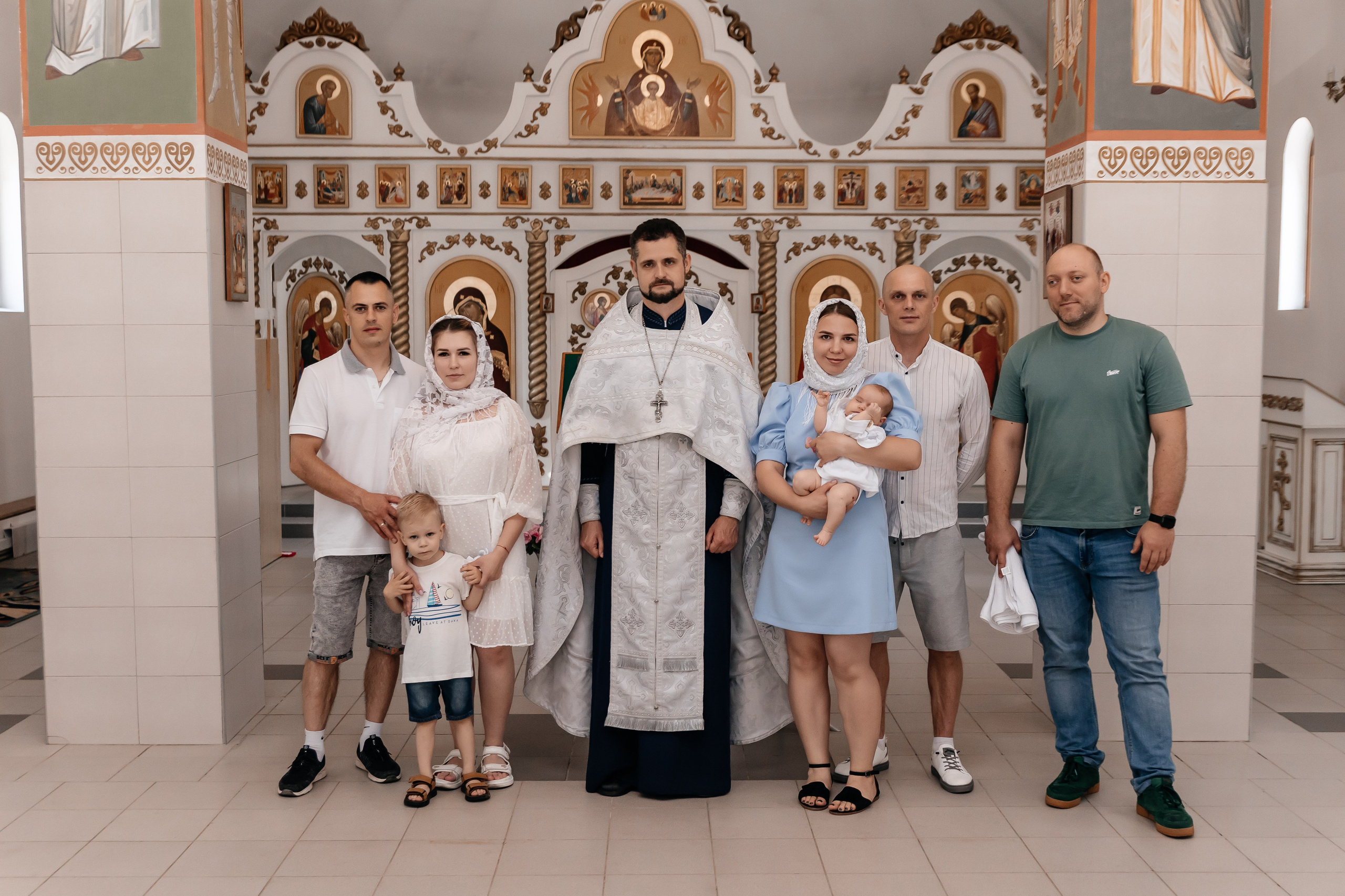 Крещение Ксении. Семейный фотограф Минск Усова Ольга