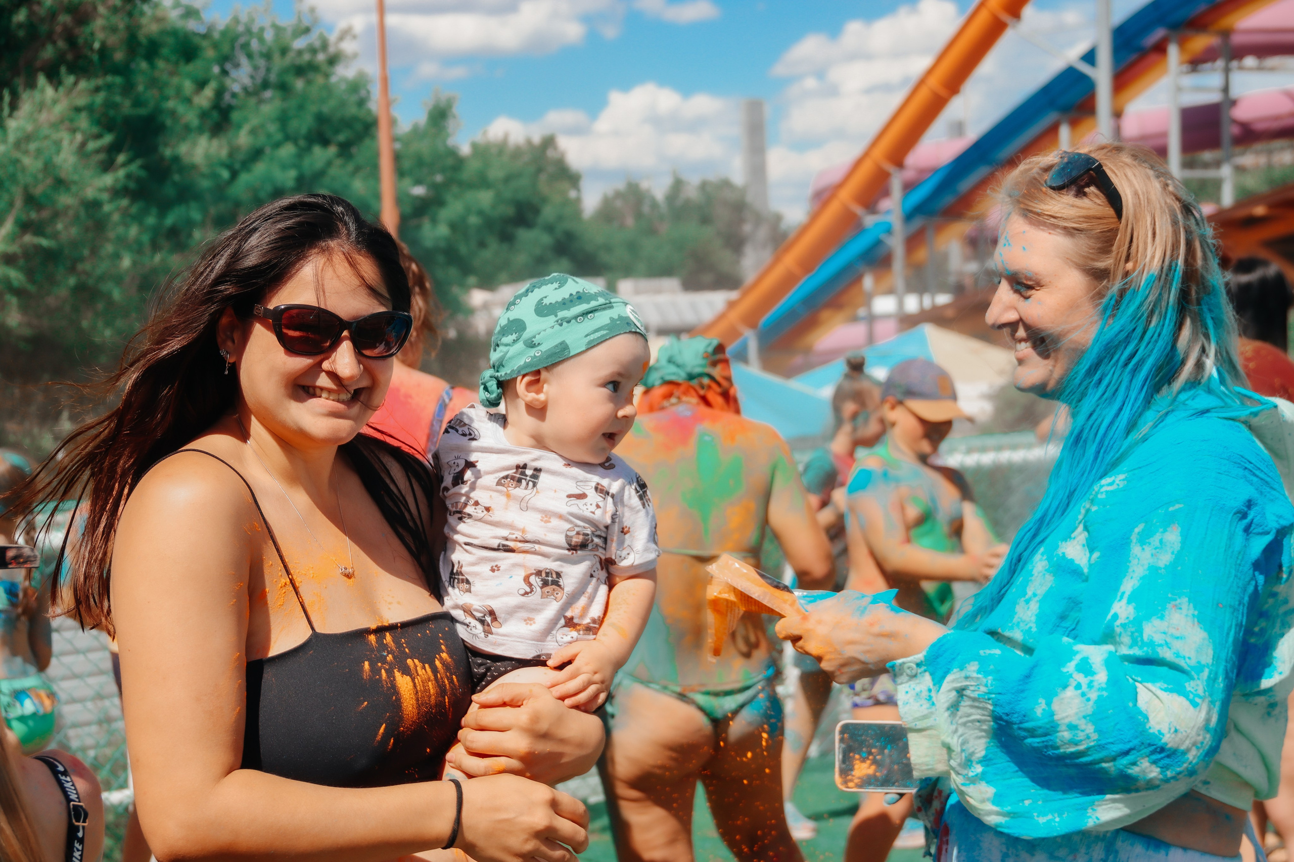 04.07.2026/Мохито бар/Фестиваль красок+пенная дискотека. Семейный и детский фотограф в Славгороде Анастасия Винс