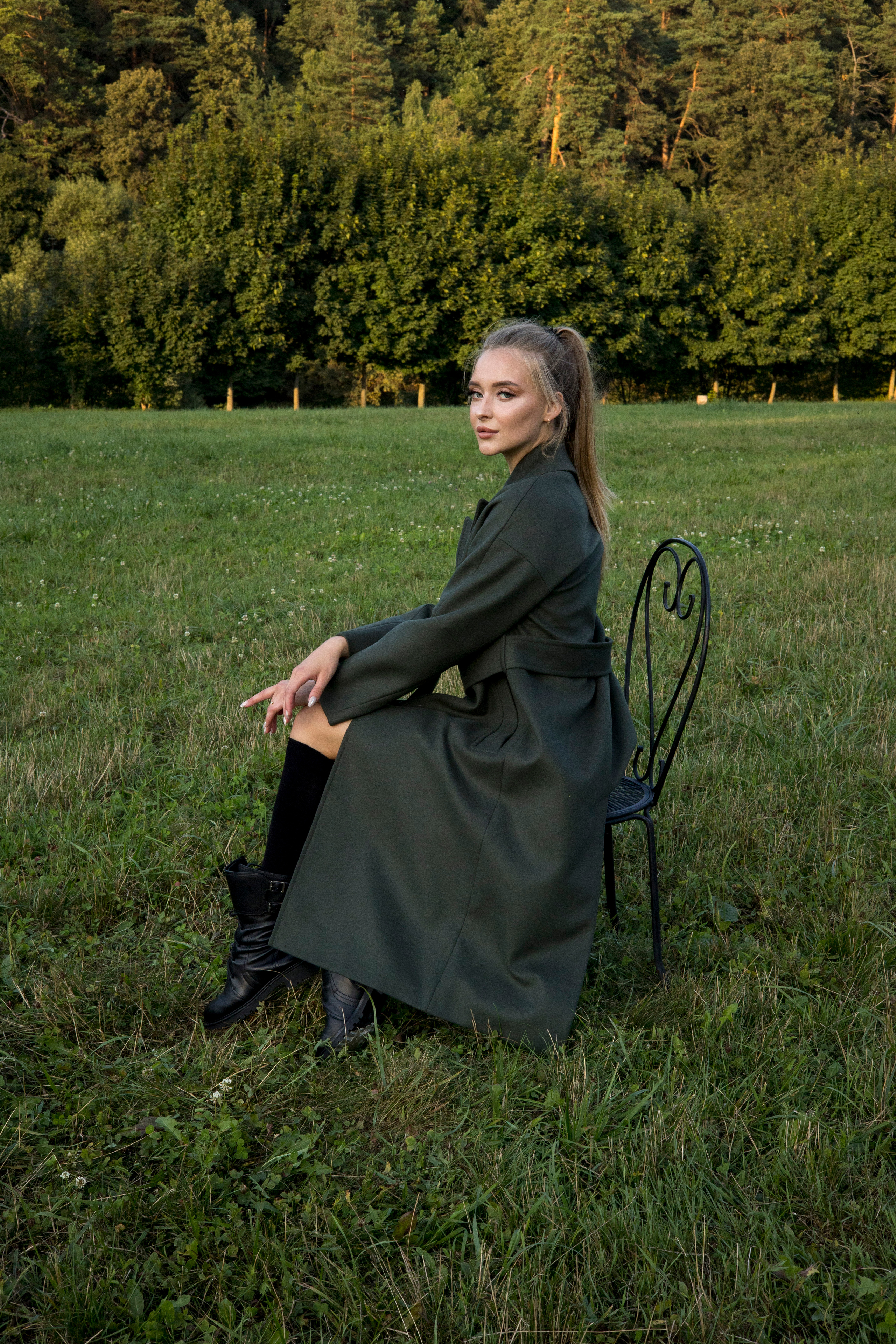 Бренд-контент. Женская одежда в парке. Семейный фотограф в Москве Екатерина Цаплина