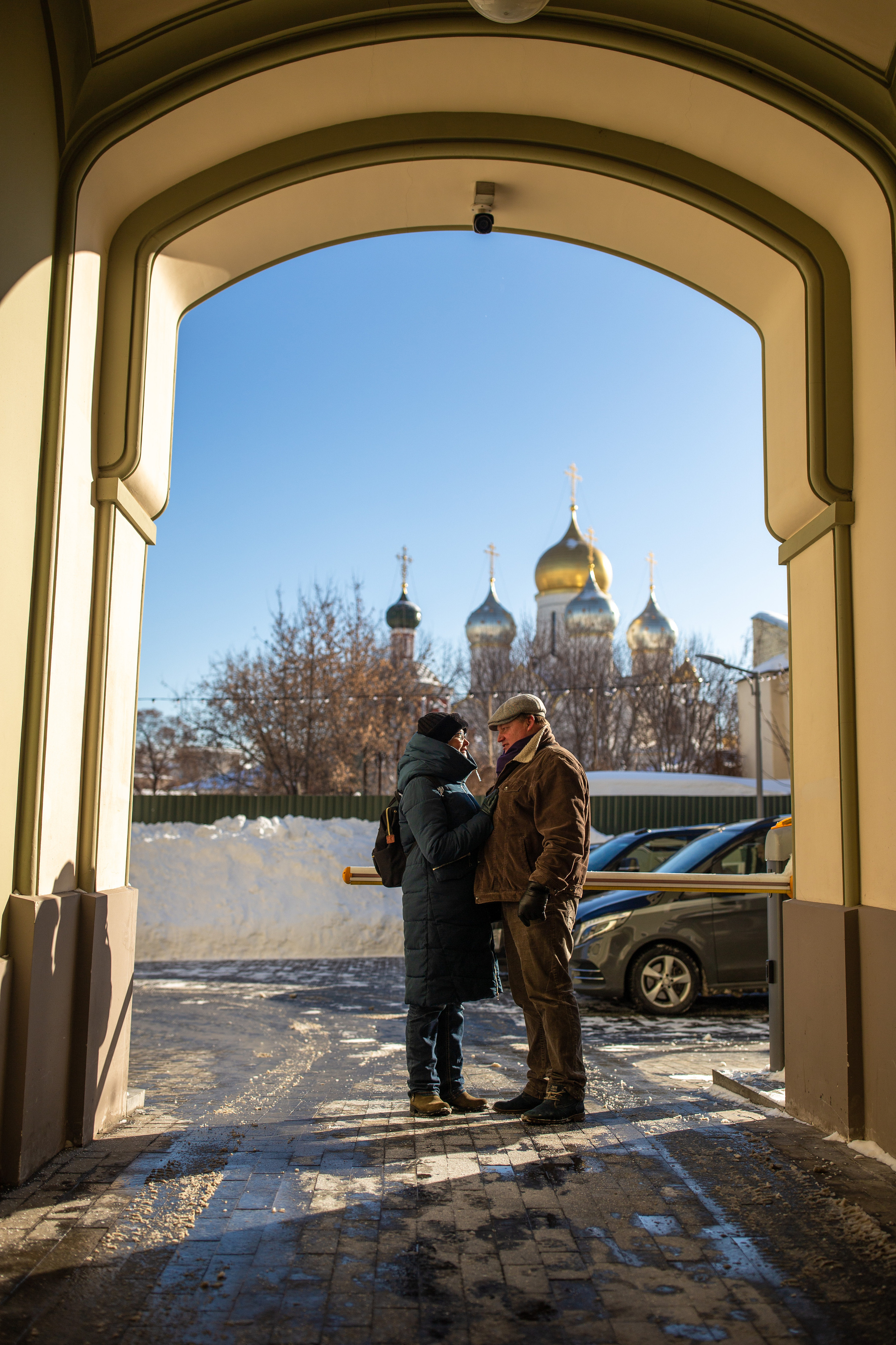 Лавстори зимняя история. Семейный фотограф в Москве Екатерина Цаплина