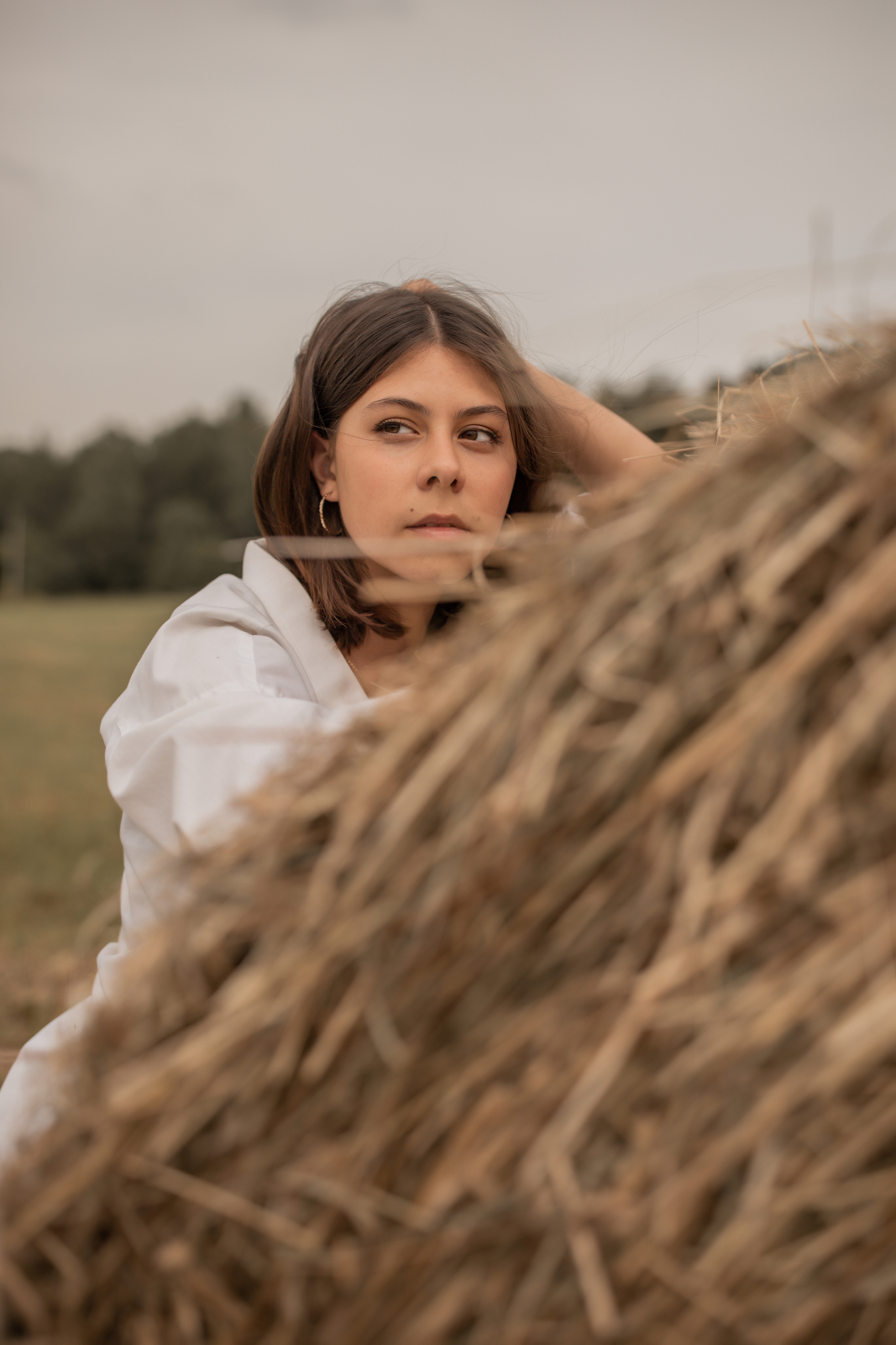 Индивидуальная фотосессия в стогах. Семейный фотограф в Москве Екатерина Цаплина
