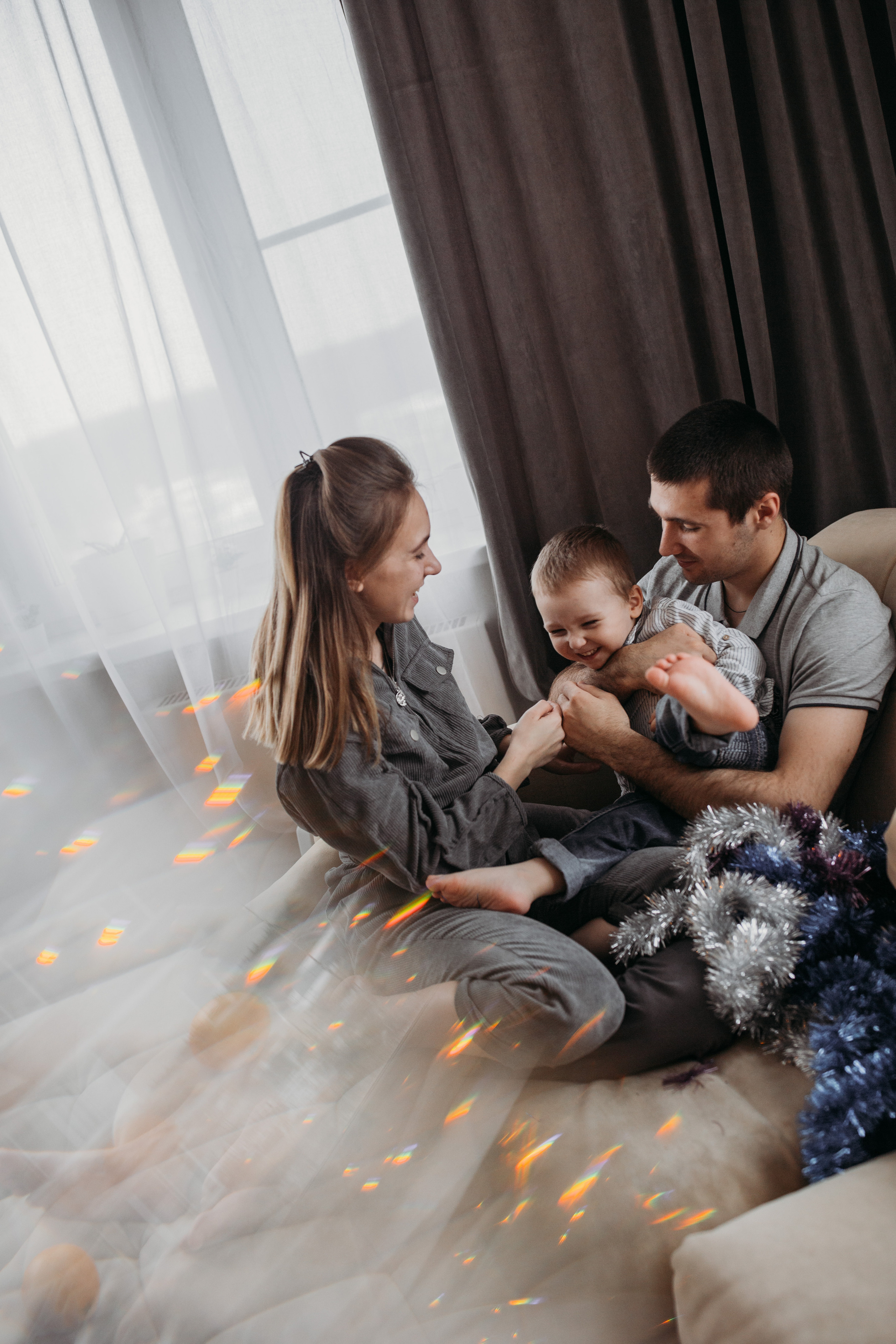 Семейная фотосессия дома. Семейный фотограф в Москве Екатерина Цаплина