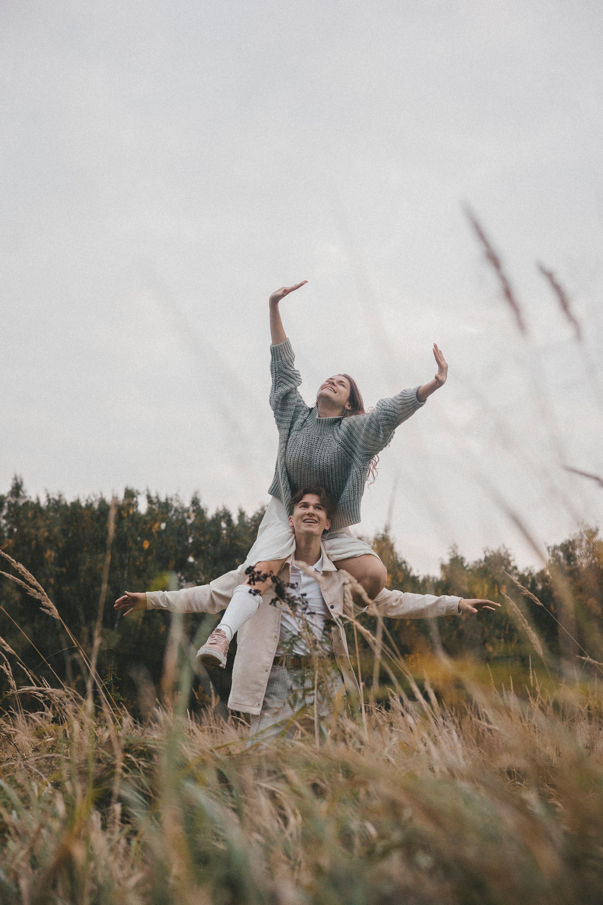 Лавстори осенняя история. Семейный фотограф в Москве Екатерина Цаплина