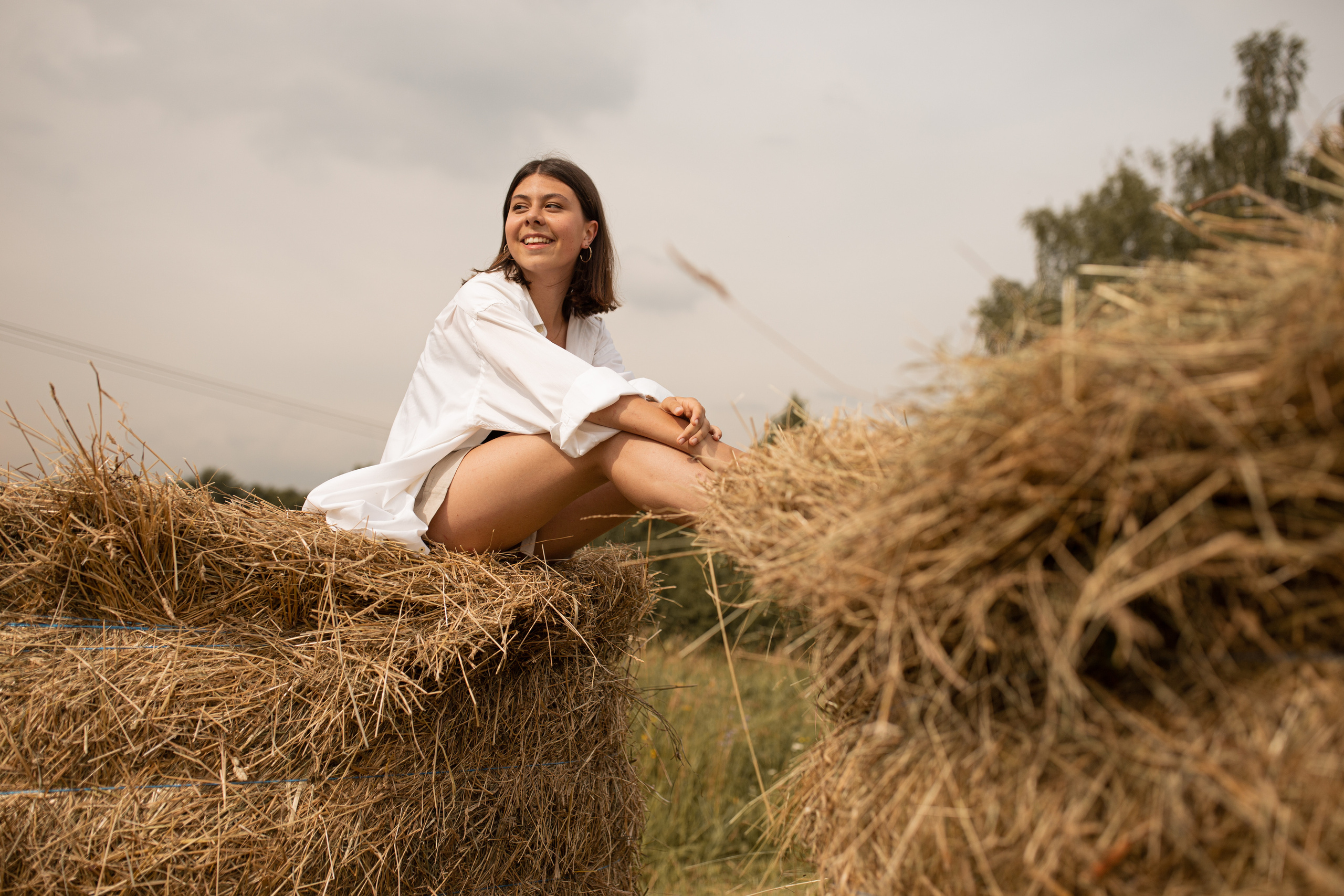 Индивидуальная фотосессия в стогах. Семейный фотограф в Москве Екатерина Цаплина