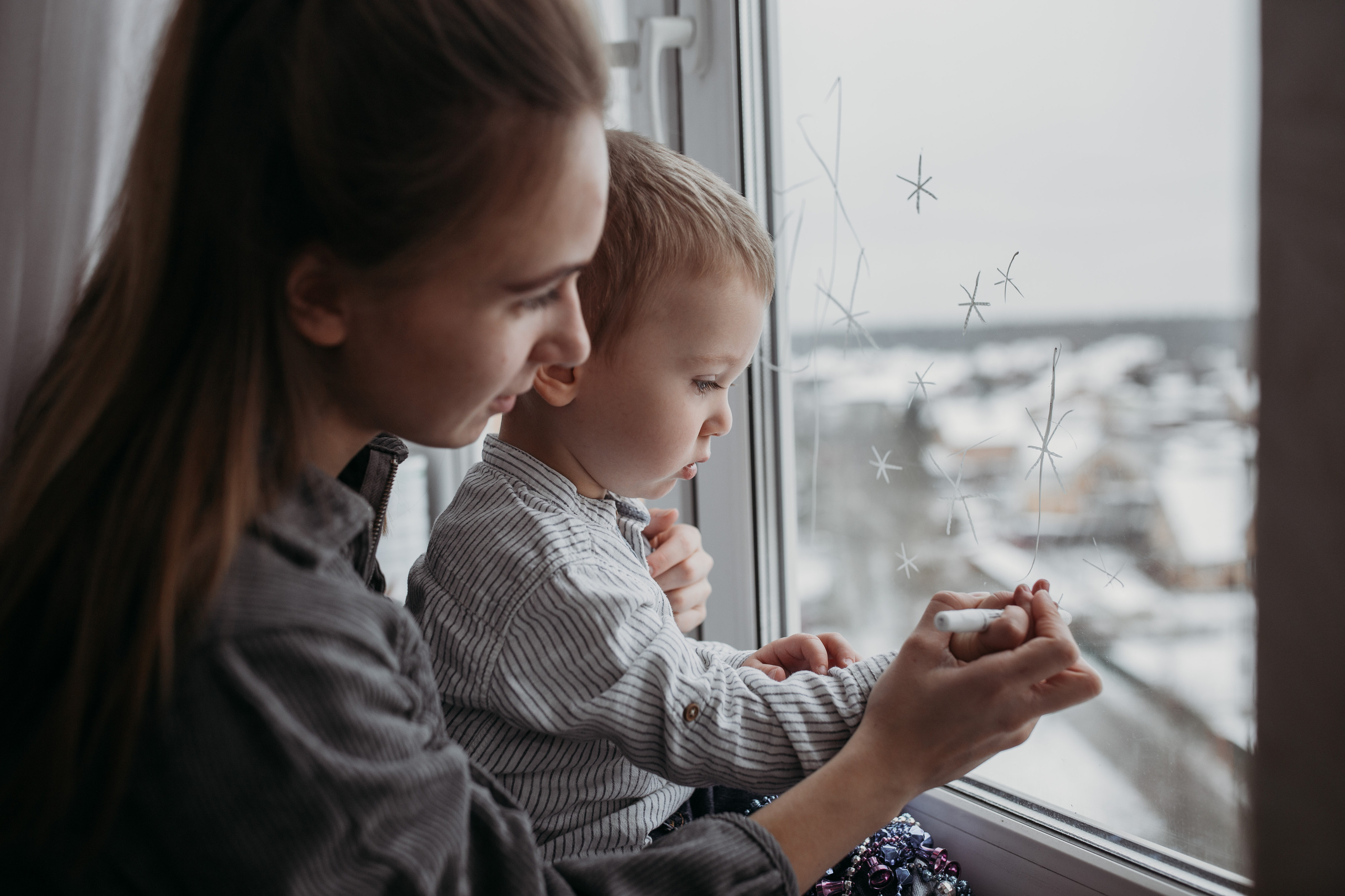 Семейная фотосессия дома. Семейный фотограф в Москве Екатерина Цаплина