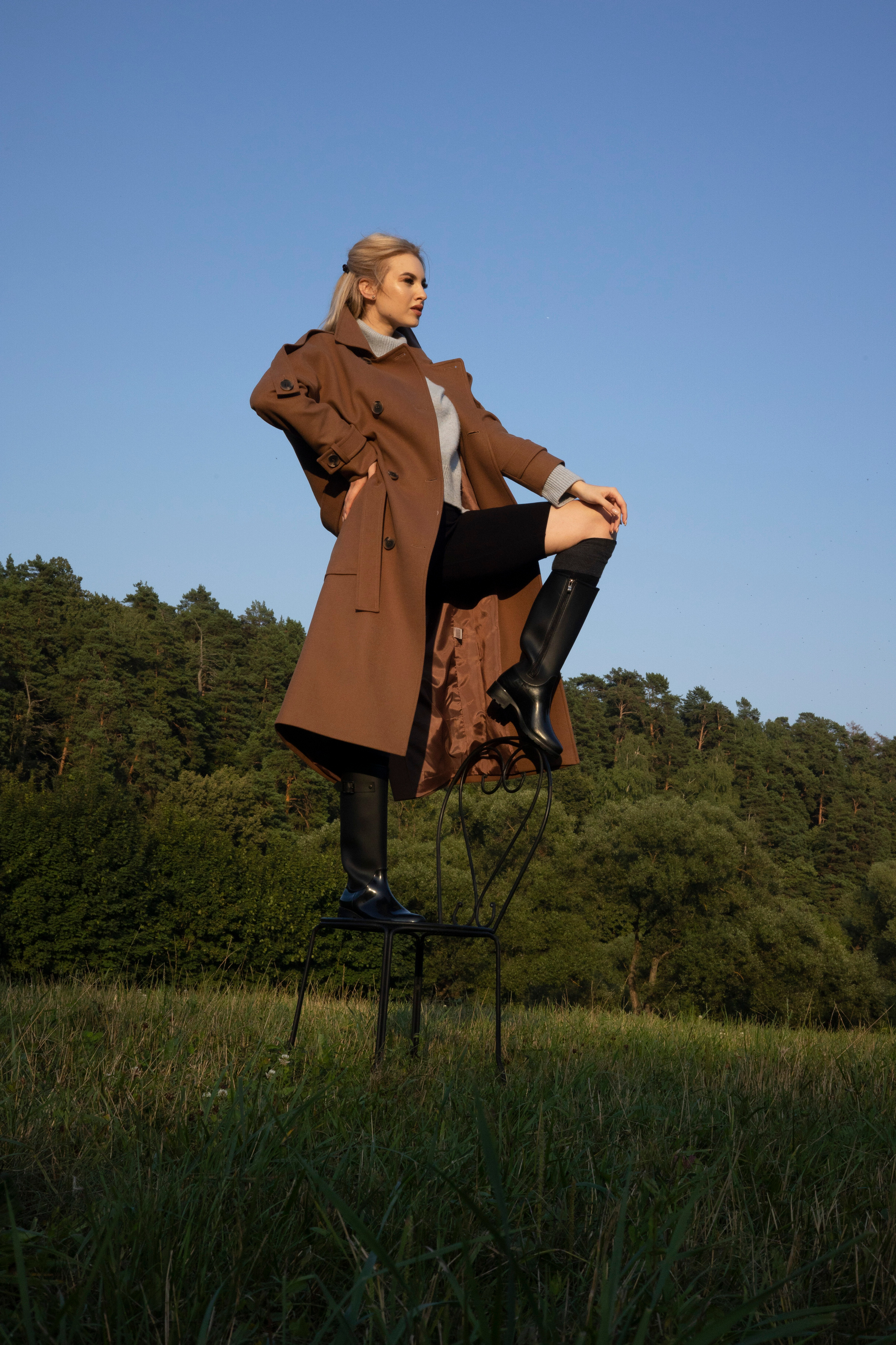 Бренд-контент. Женская одежда в парке. Семейный фотограф в Москве Екатерина Цаплина