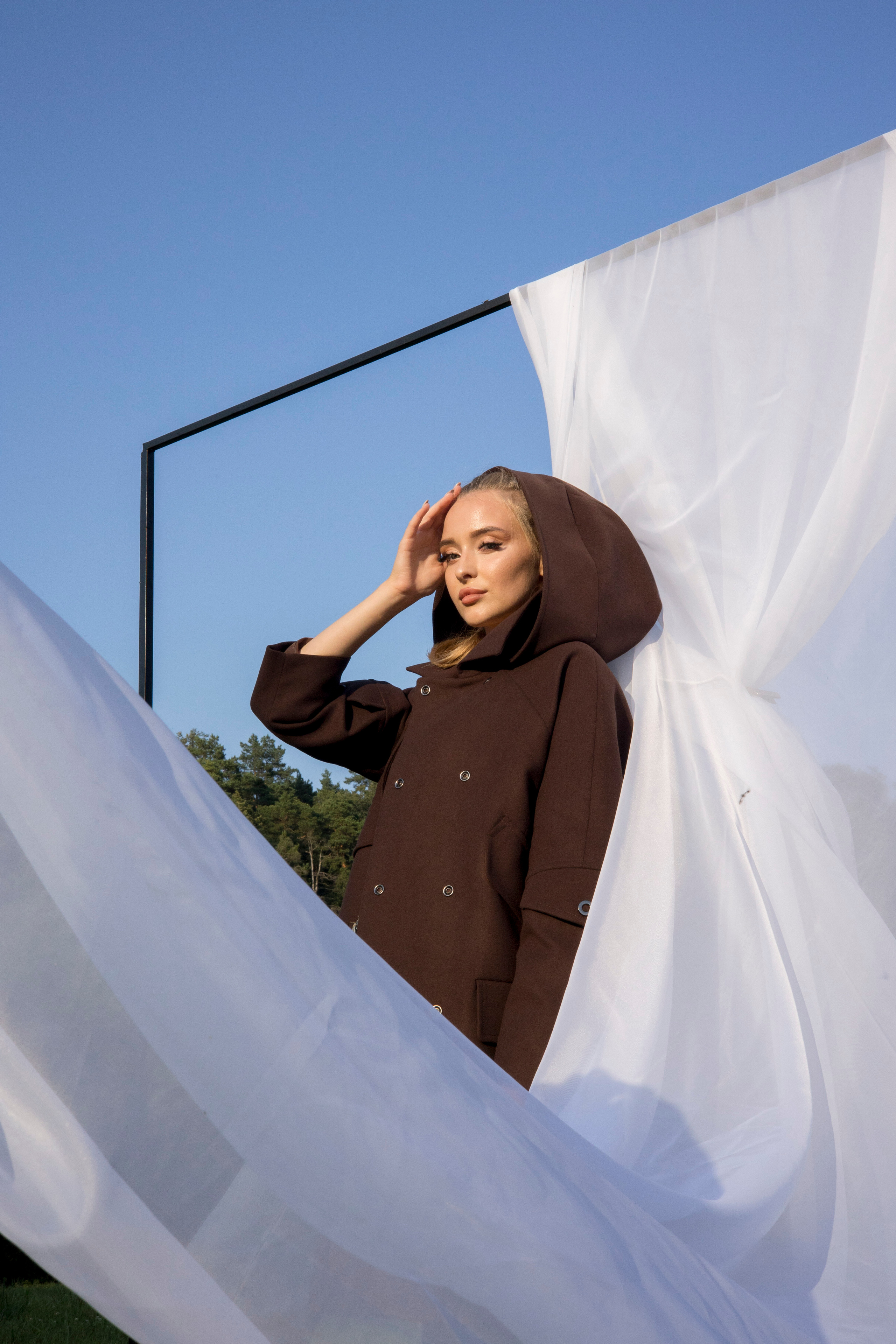 Бренд-контент. Женская одежда в парке. Семейный фотограф в Москве Екатерина Цаплина