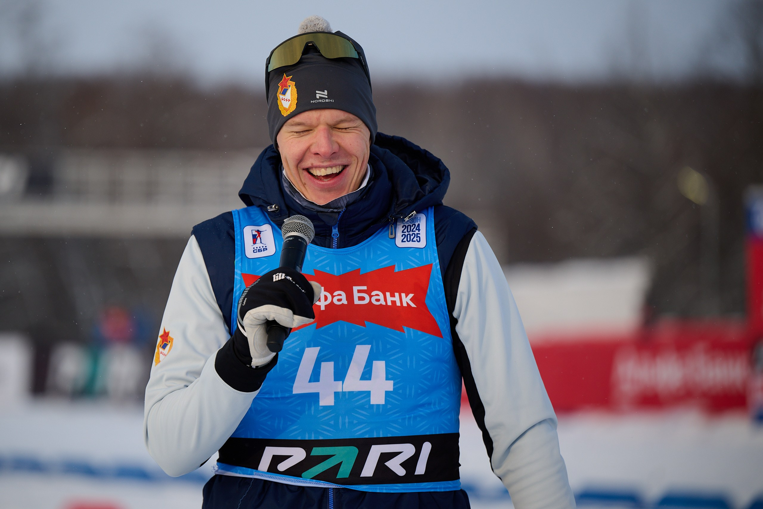 Биатлон. Чемпионат России — 2024/2025, 3-й этап, Ижевск. Спринт. Мужчины. Спортивный репортажный фотограф в Ижевске Сергей Мерзляков