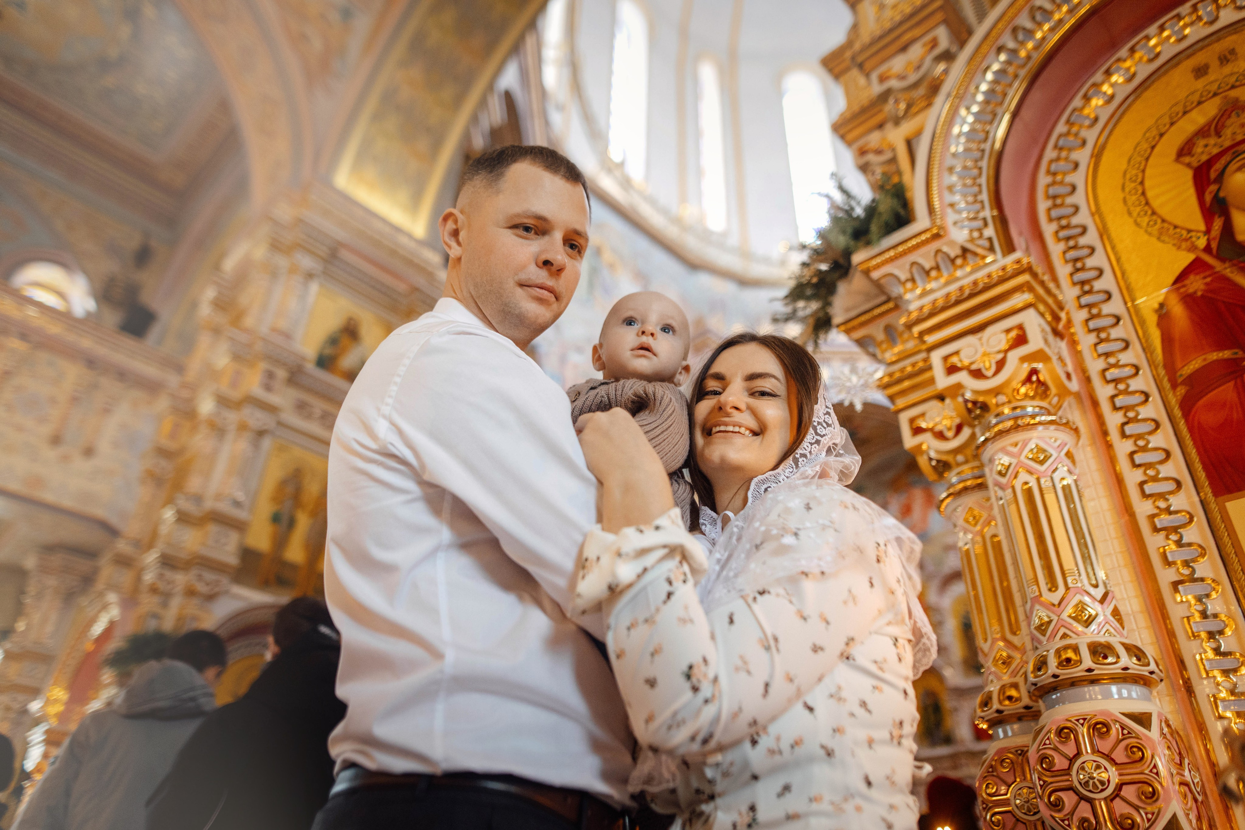 Крещение Матвея, храм Святой Троицы, декабрь 2025