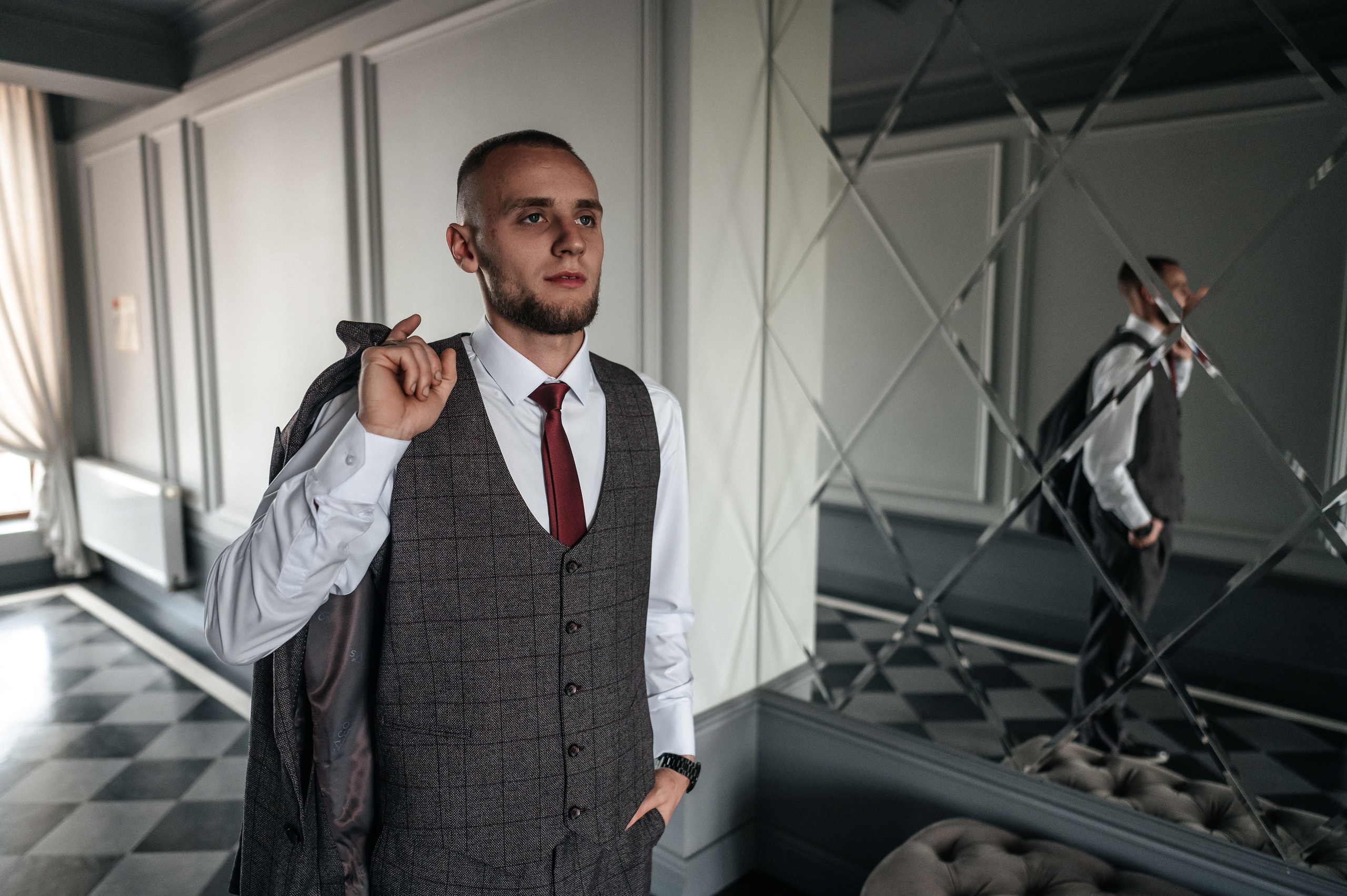 Максим и Наталья. Сборы, прогулка. Фотограф Екатерина Бочарникова