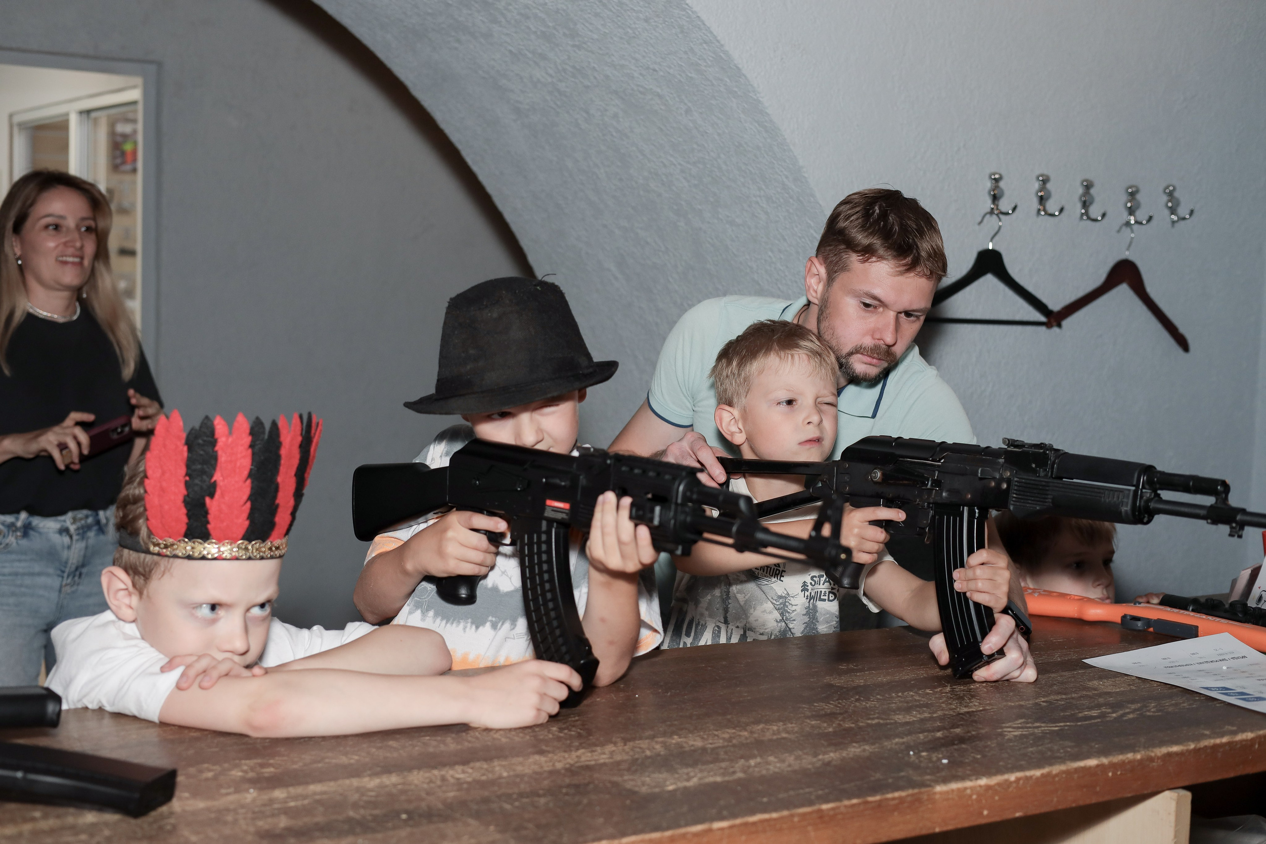 День рождение в стрелковом клубе. Фотограф Надршина Лилия