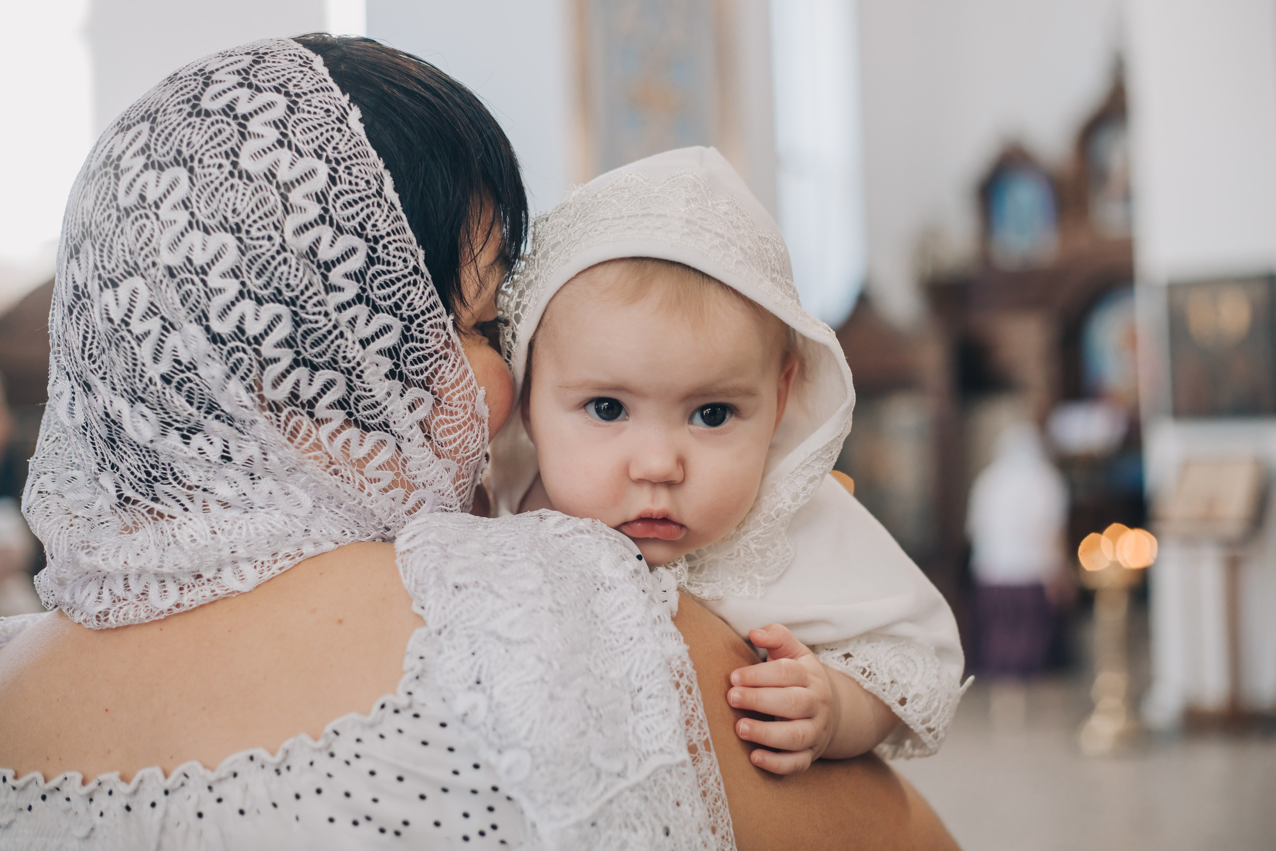 Съемка таинства крещения в Новопокровской. Свадебный и семейный фотограф в Краснодарском крае Мария Данилкина