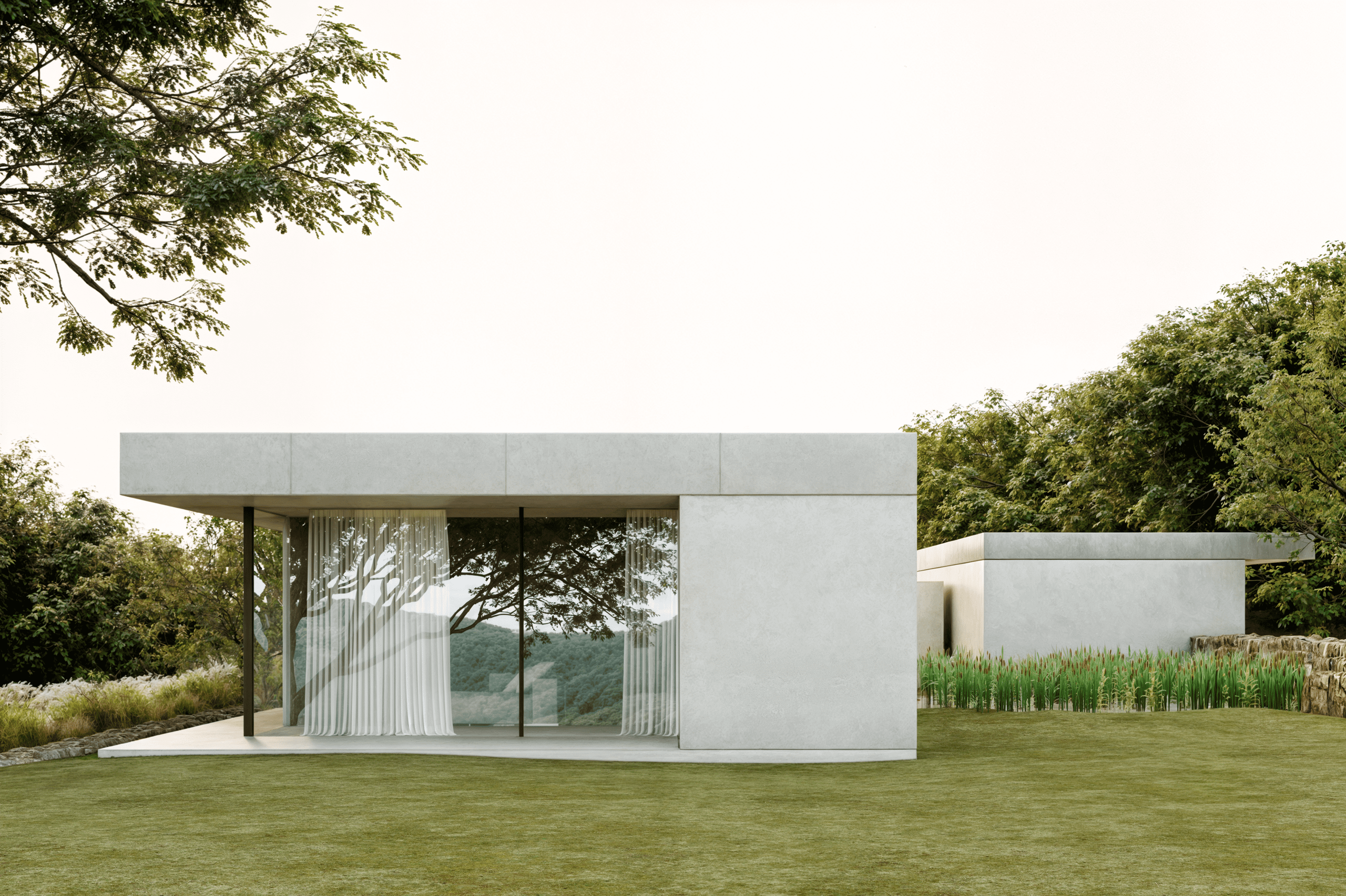 Architectural Harmony: Leo Lei's Vision, photographed by Rory Gardiner. Cg artist Shchapov Dmitry