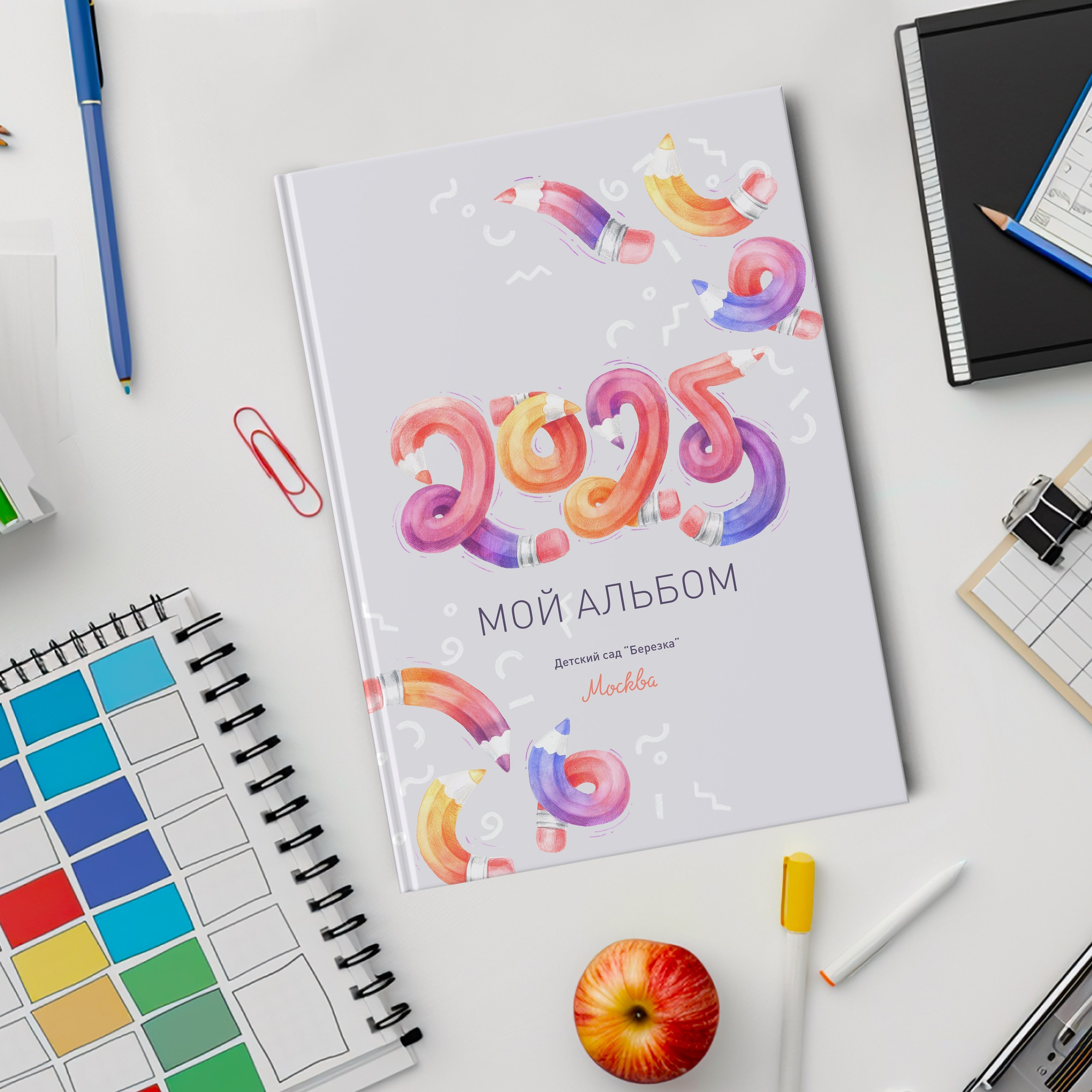 Цветные карандаши книги дет.сад. Николаева Виктория ваш фотограф в детский сад и школу