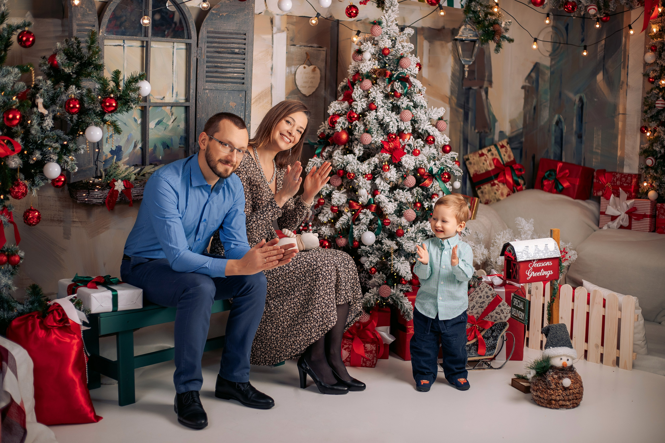 Новогодняя фотосессия фотодень спб с кроликами. Фотограф в Санкт-Петербурге, Анна Скворцова
