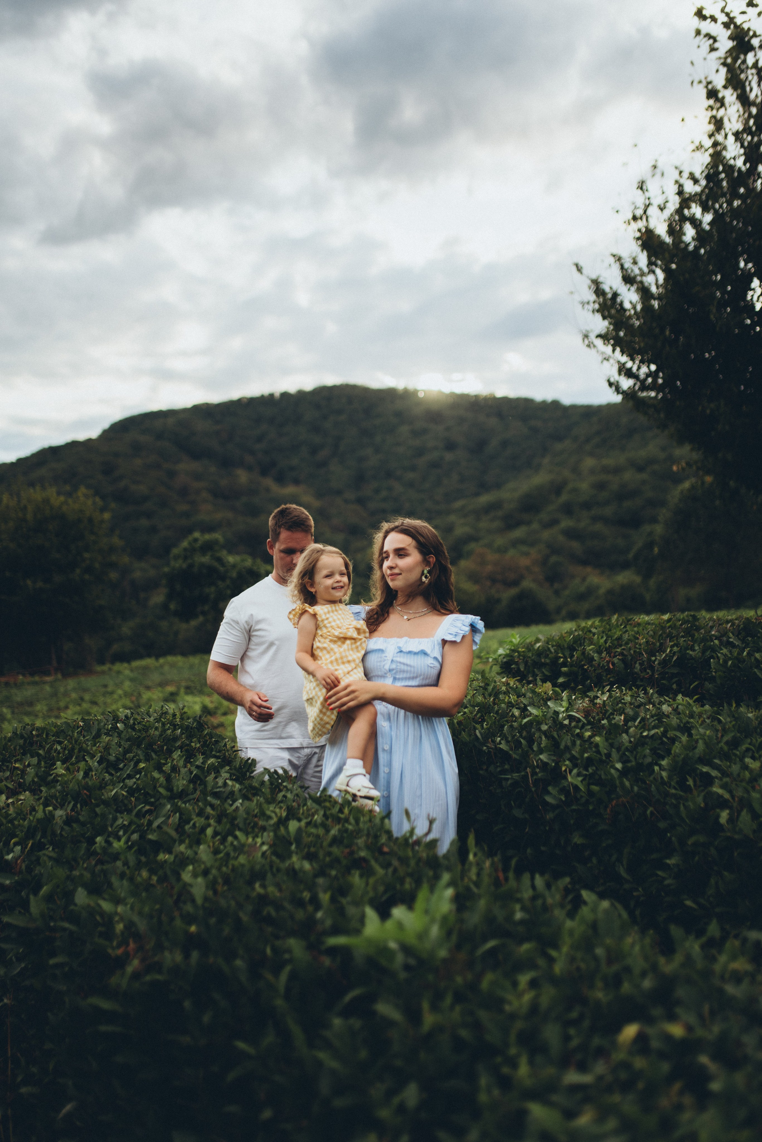 Семейная фотосессия на чайной плантации Сочи. Фотограф в Сочи — Маргарита Поганова