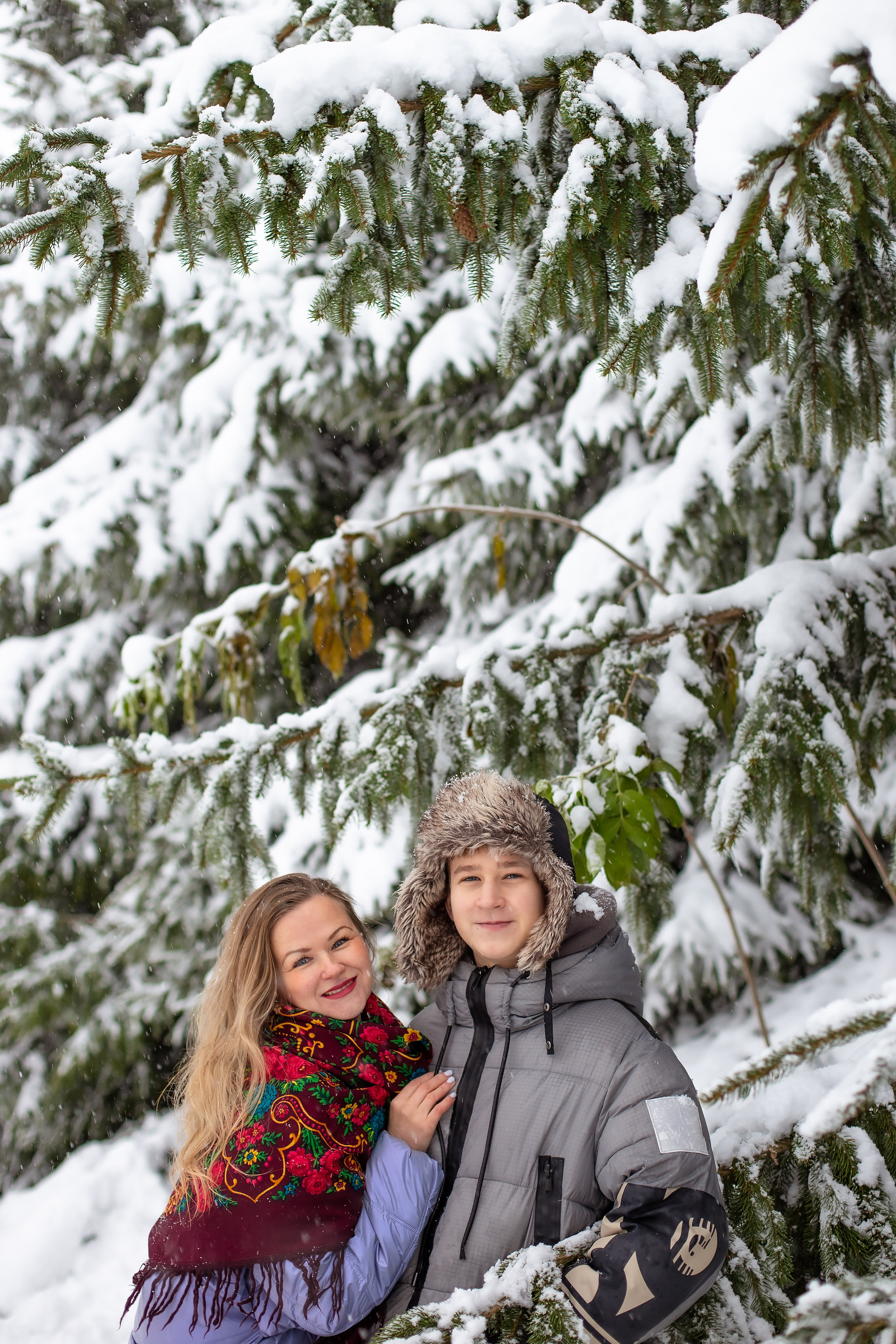 Катя и Тима. Когда выпал снег. Фотограф в Калининграде Решетникова Алина