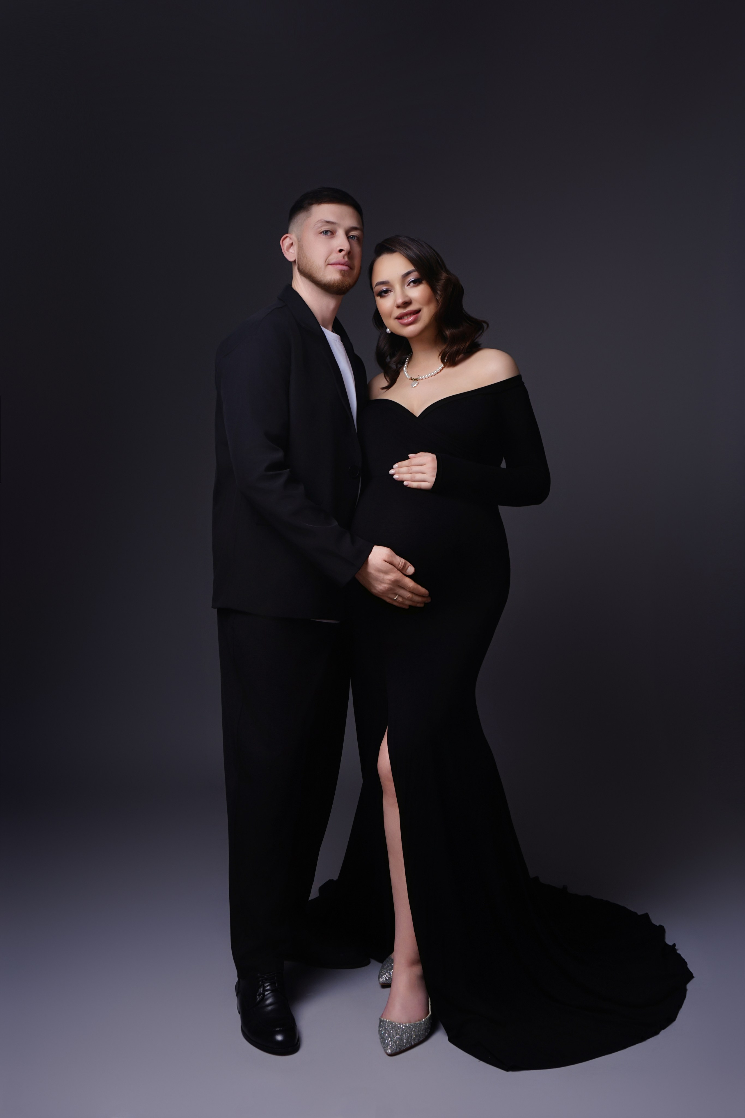 Съёмка беременности в моей фотостудии «НЕБО». Женский фотограф в Химках Алёна Ленёва