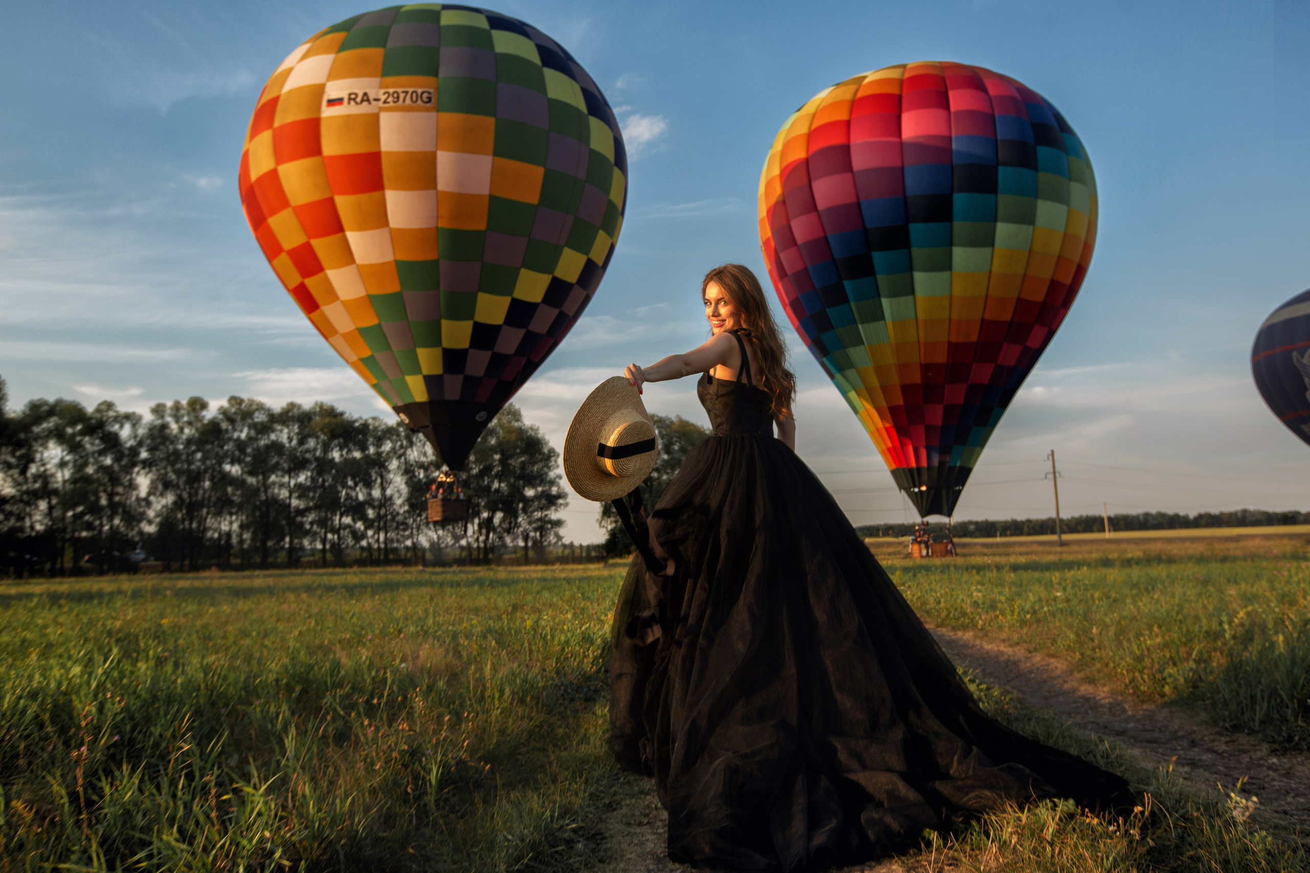 Фотосессия на природе (Воздушный Шар) фотограф Ольга Волкова. Свадебный, Семейный и Детский фотограф в Воронеже Ольга Волкова