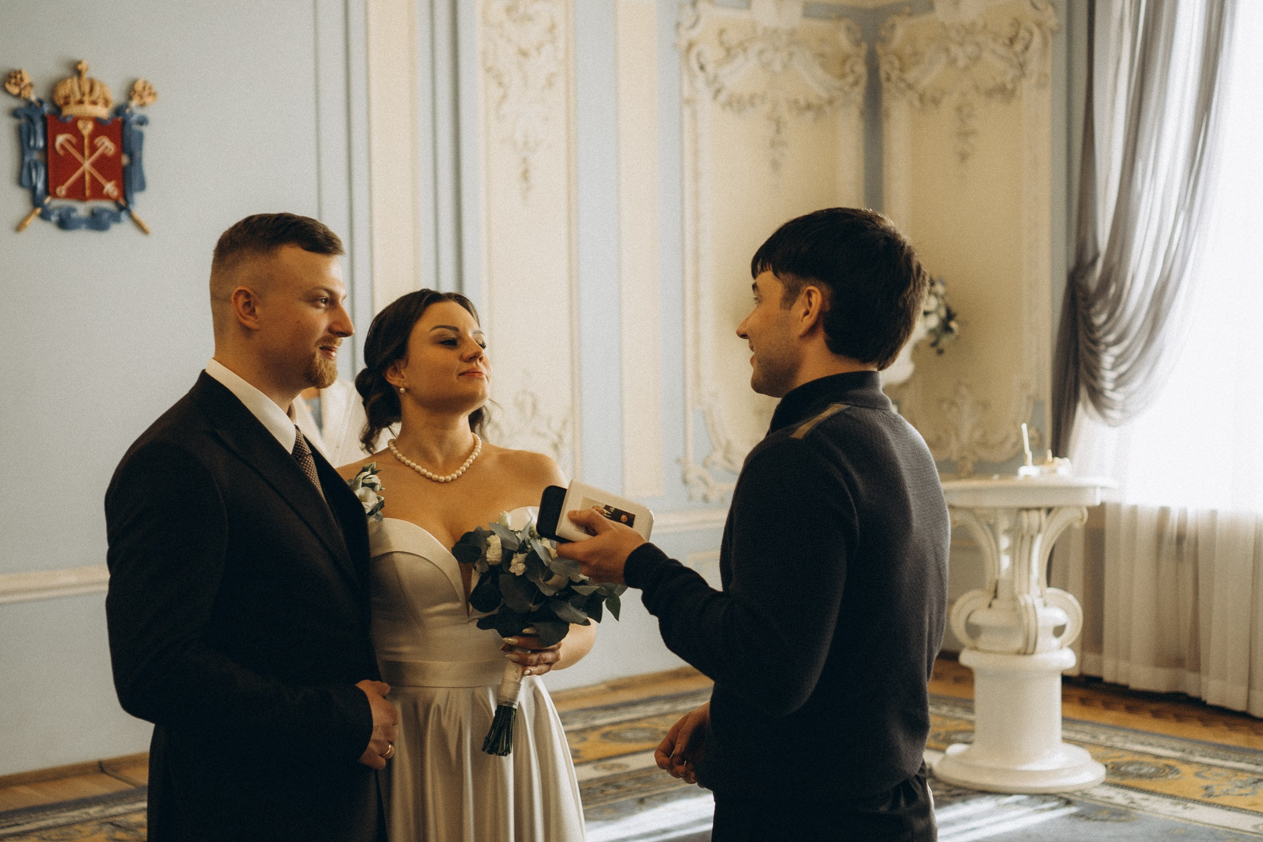 СВАДЕБНАЯ СЬЕМКА ВО ВТОРОМ ДВОРЦЕ БРАКОСОЧЕТАНИЯ. Профессиональный фотограф, Санкт-Петербург — Виктория Богомолова