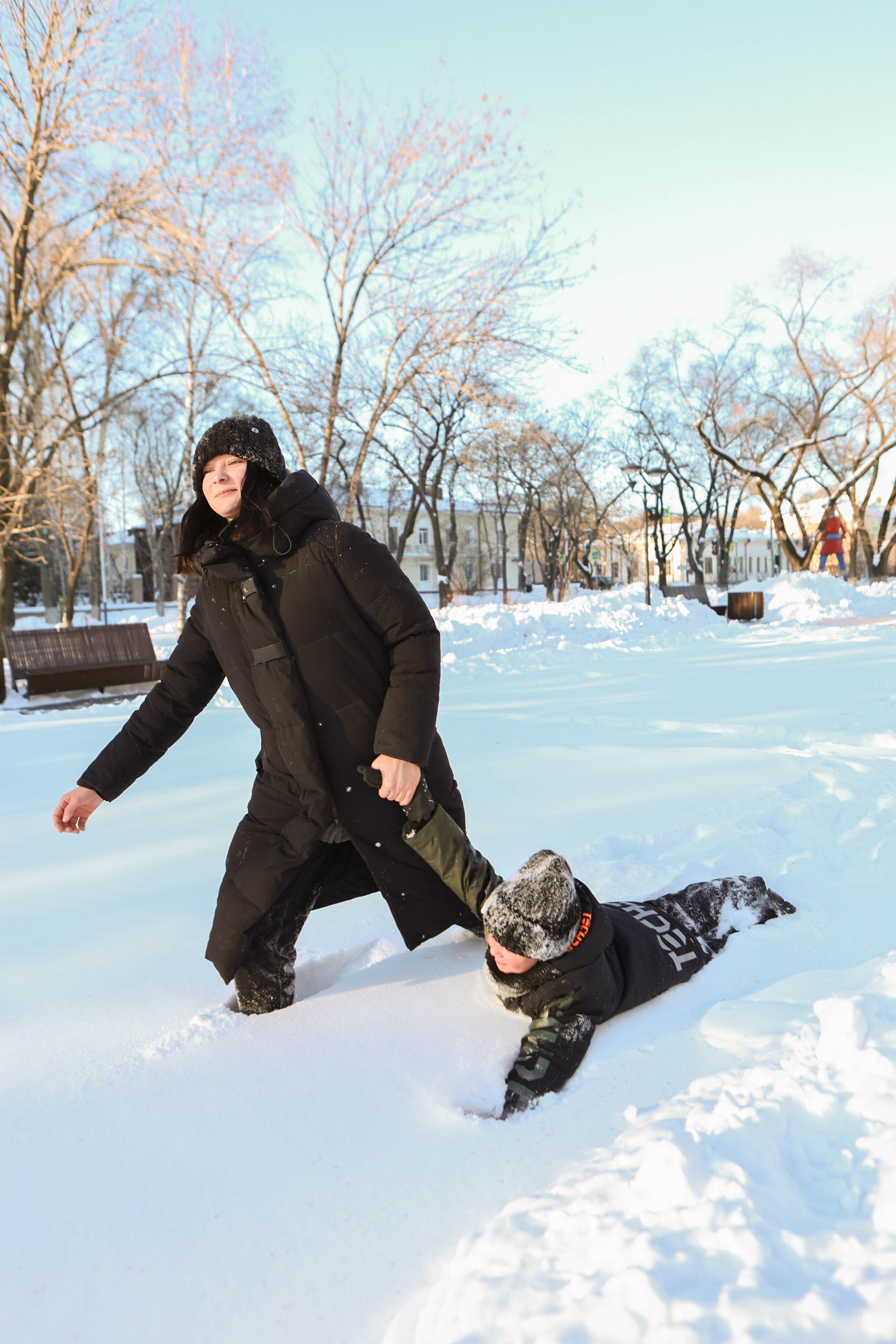 Ноябрь–декабрь 2024 (прогулка в снегу). Фотограф Евгения Лондкевич