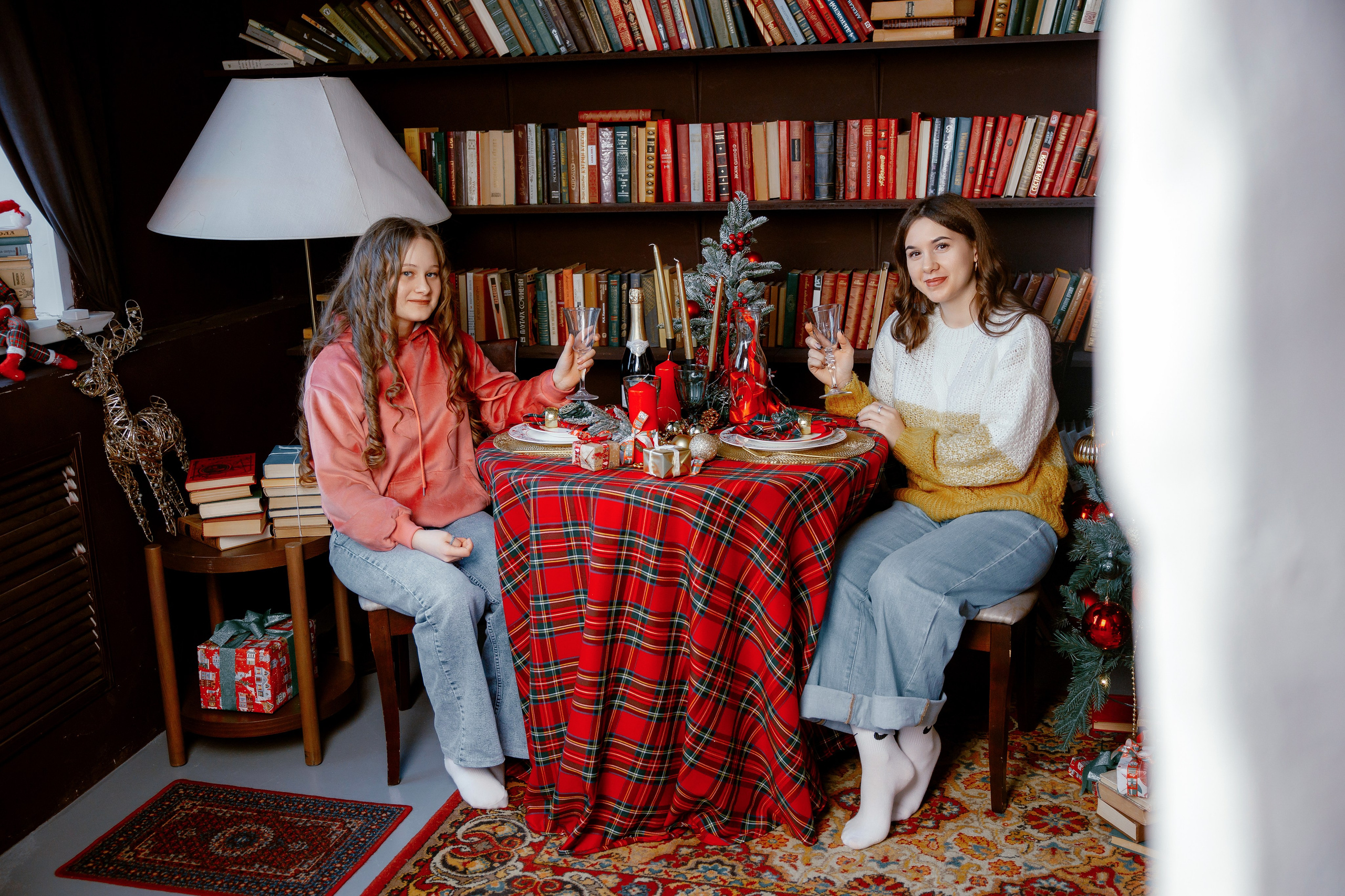 Новый год с подругой. Дмитрий Белим — Семейный фотограф в Омске | Фотосессии для беременных и малышей