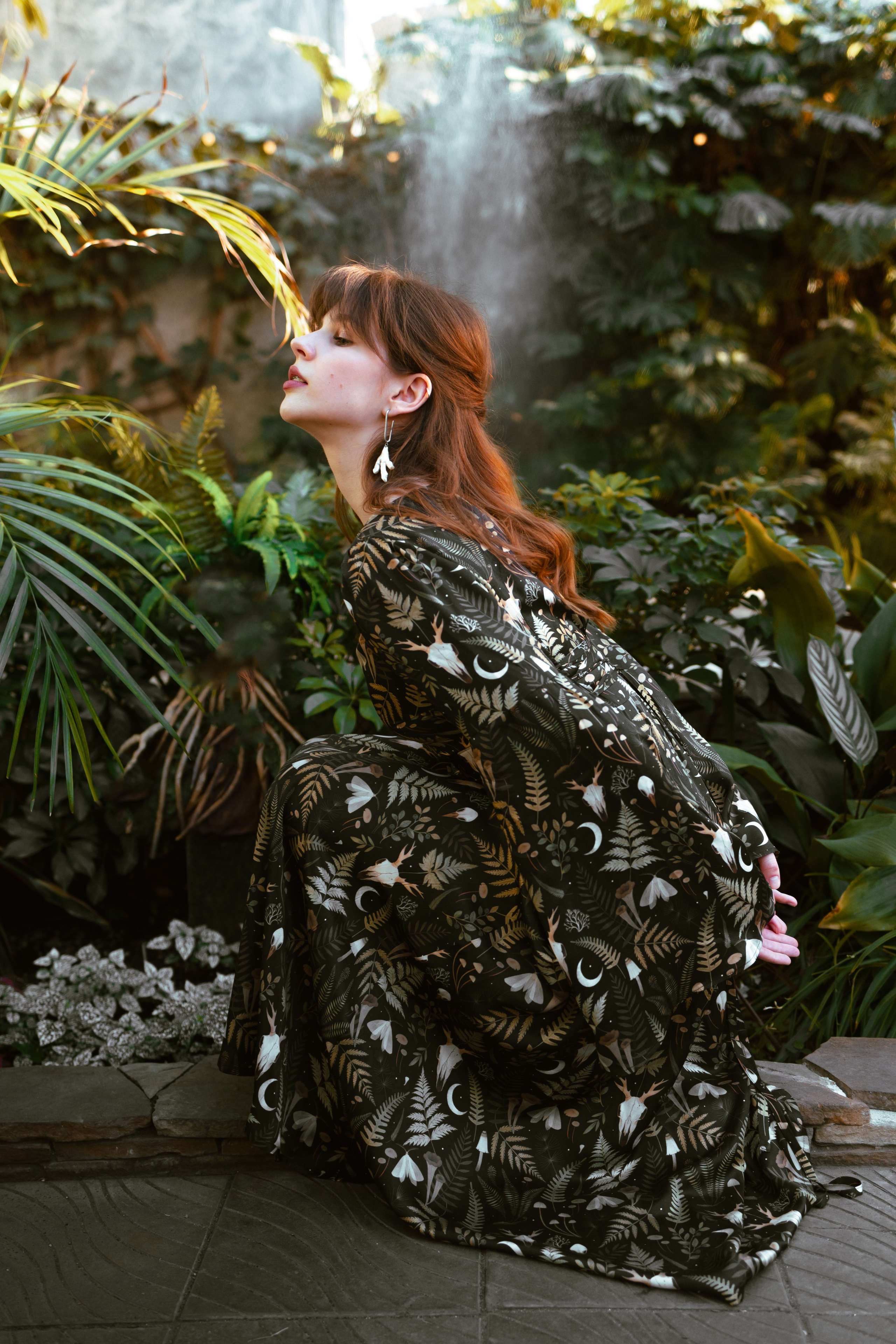 Съемка шёлковых платьев для PlantMyBones