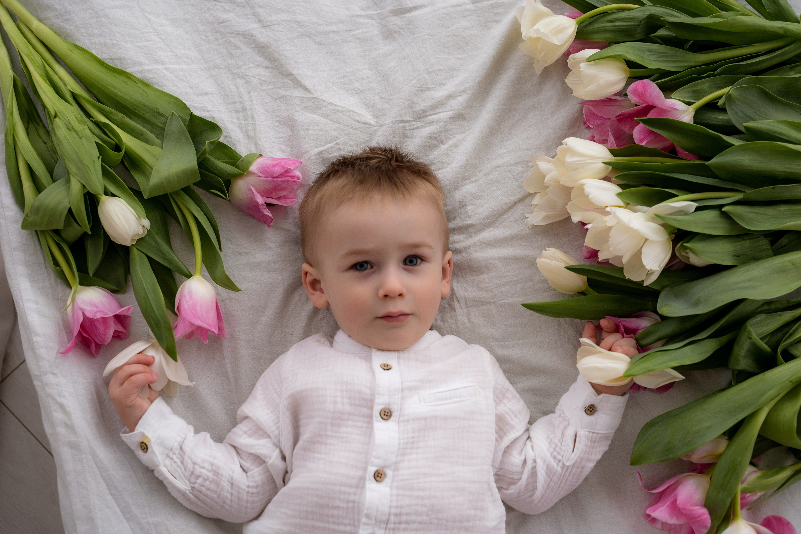 Тюльпановое настроение. Фотостудия Малина в городе Улан-Удэ. Фотограф Ирина Жарникова