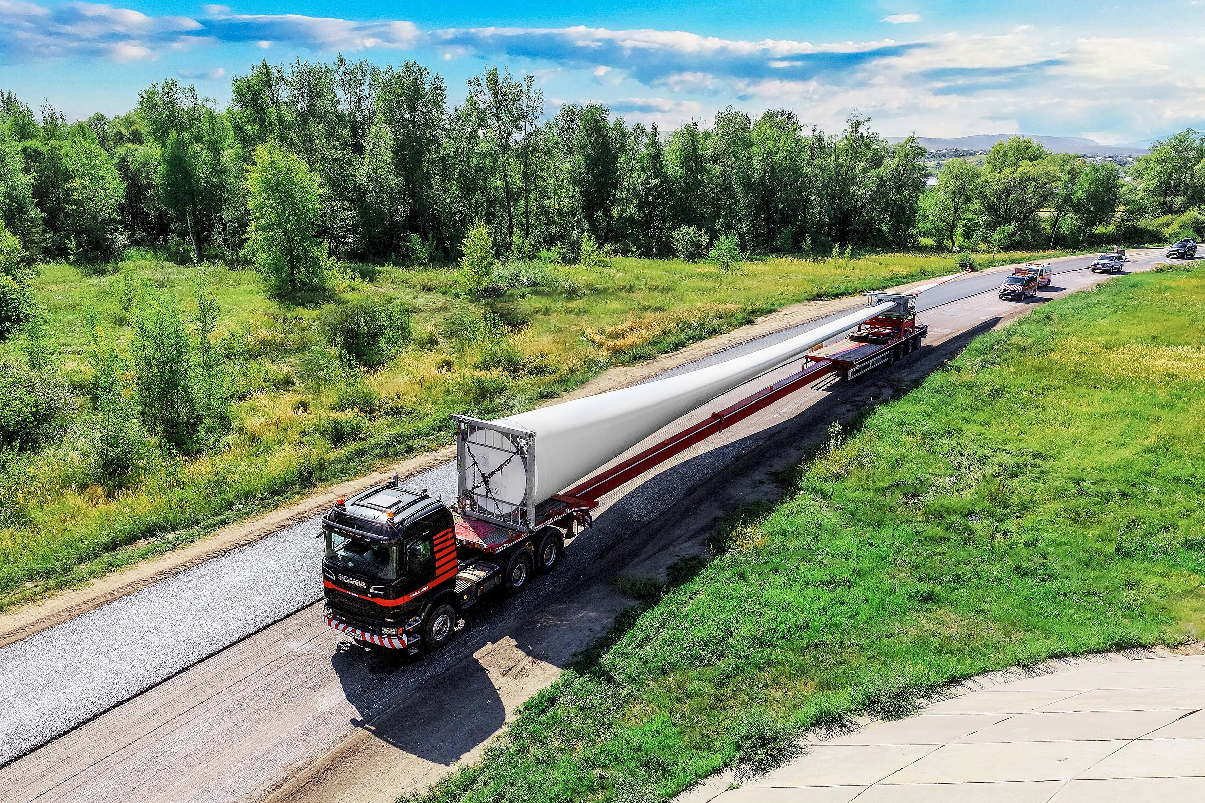 MAMMOET транспортировка ветрогенераторов VESTAS в Казахстан. Фотограф на мероприятие, свадьбу в Тольятти, Самара | Демотченко Андрей