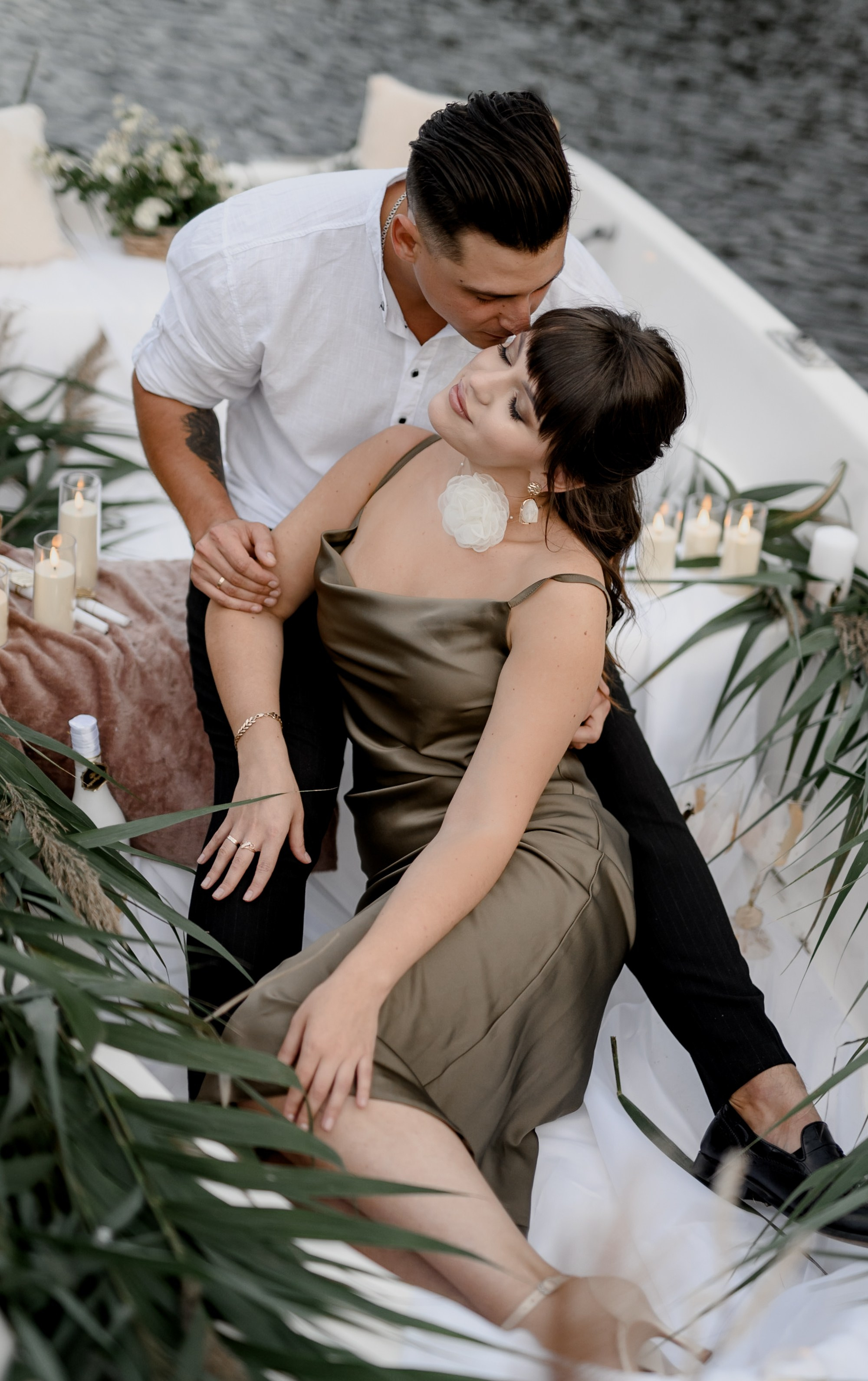 Love Story на лодке. Свадебный фотограф в Минске Минчукова Анна