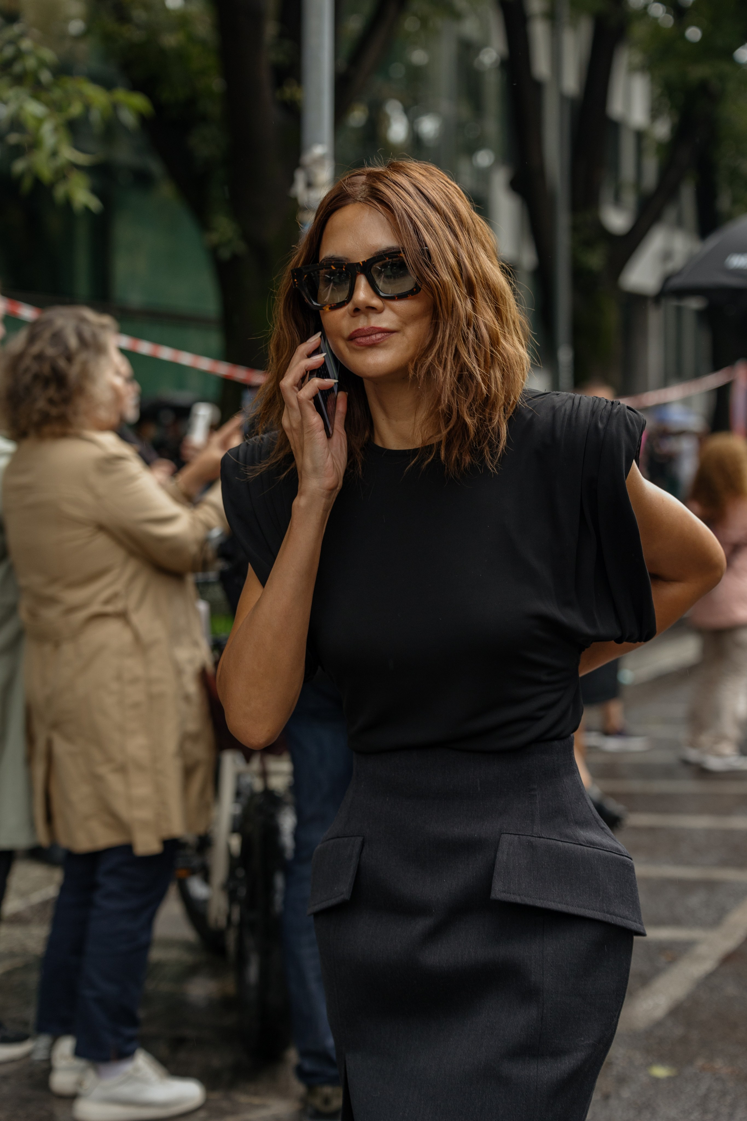 MFW SPRING/SUMMER 2024 EMPORIO ARMANI. Photographer in Milan Ivan Goncharov