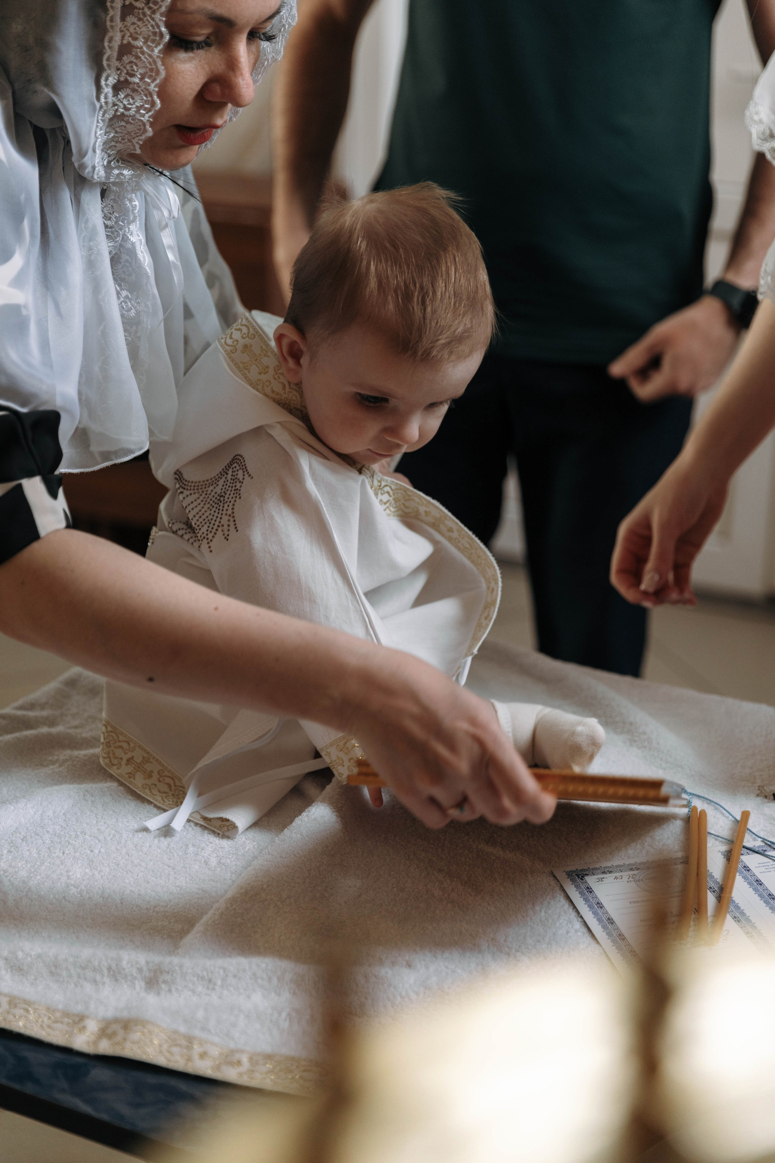 Таинство Крещения Даниила. Фотограф Сальск Катерина