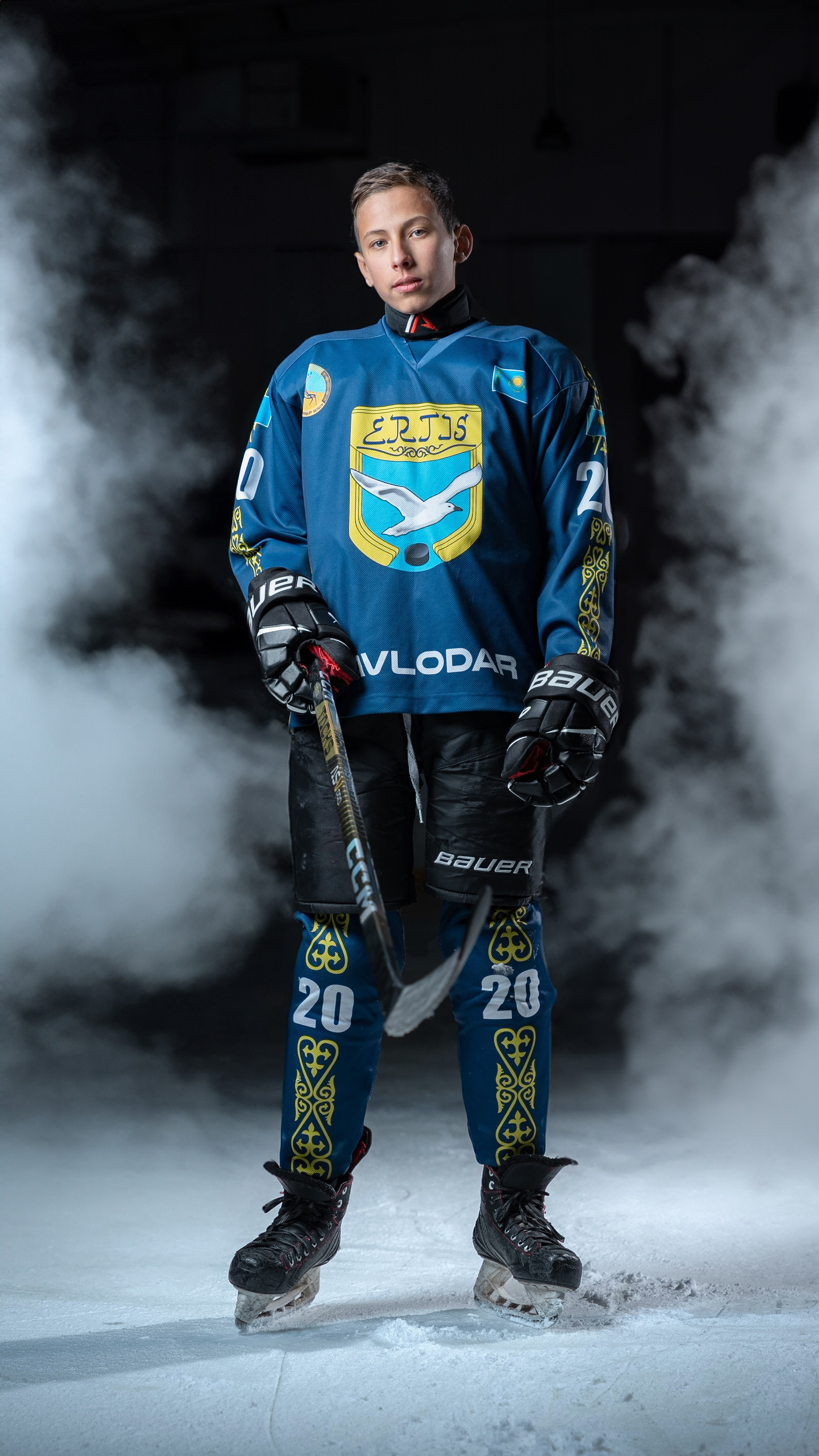 ЮНЫЕ ХОККЕИСТЫ. Портретный фотограф в Павлодаре Руслан Насыров