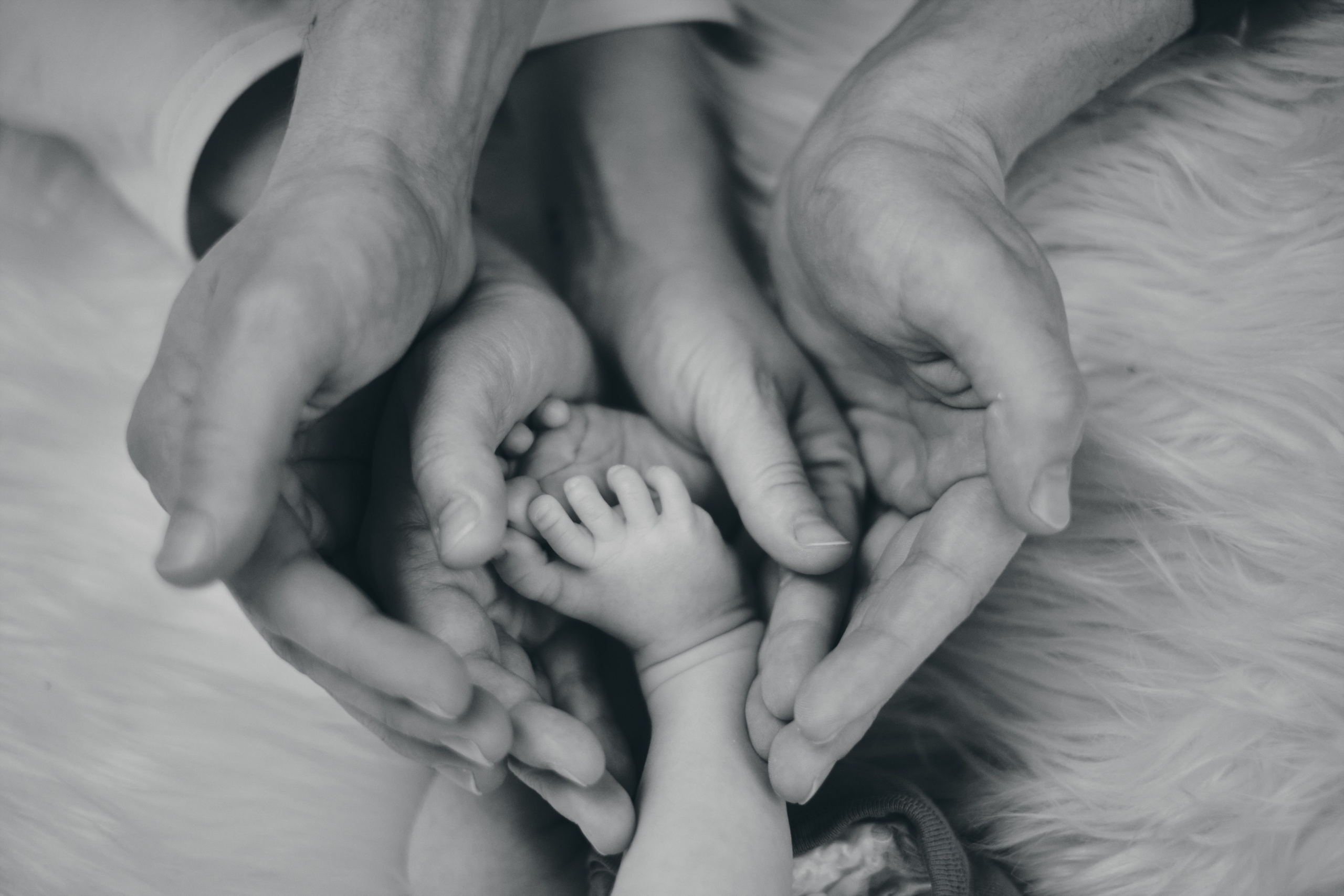 Ньюборн фотосессия друзей, в моей студии, в Подмосковье