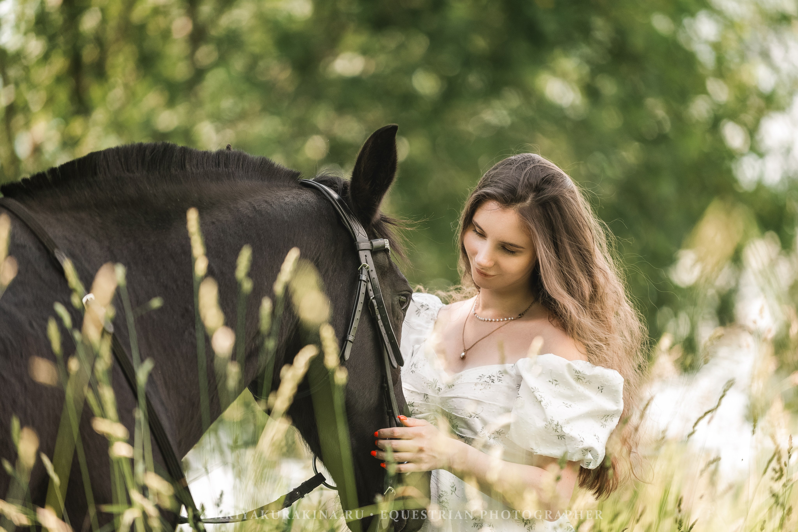 Маша и Блэк Джек. Конный фотограф Куракина Дарья • Фотосессии с лошадьми