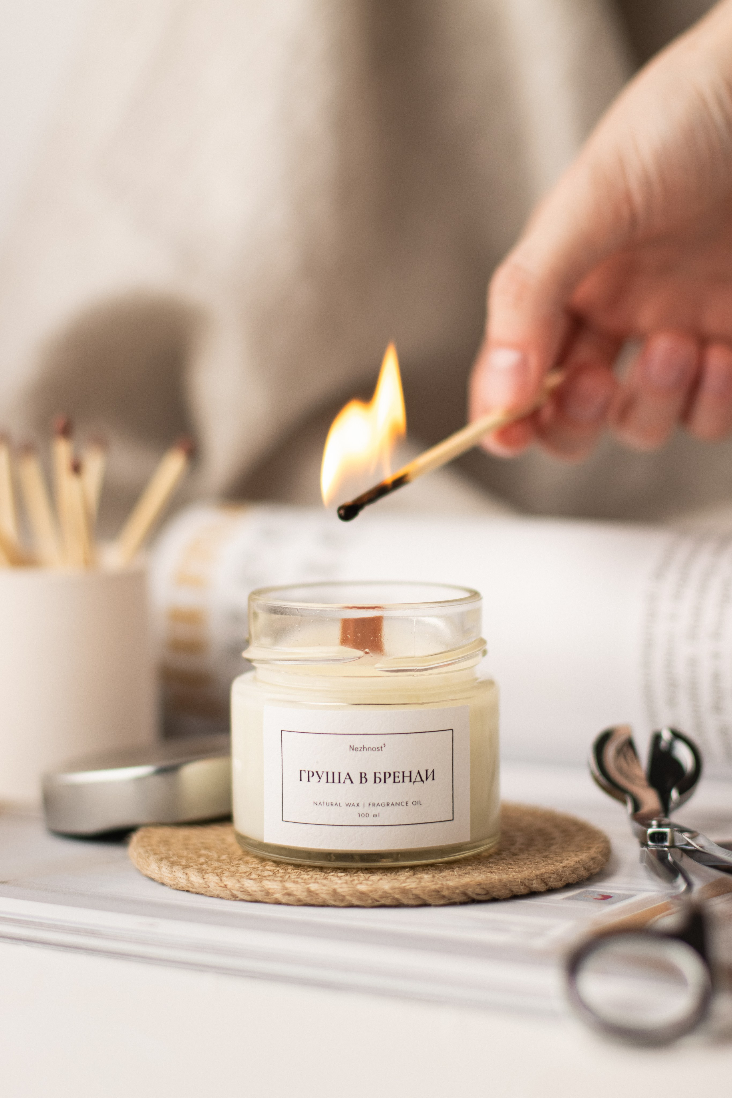 Свечи Nezhnost'. Предметный фотограф в Балашихе Анастасия Михайлова
