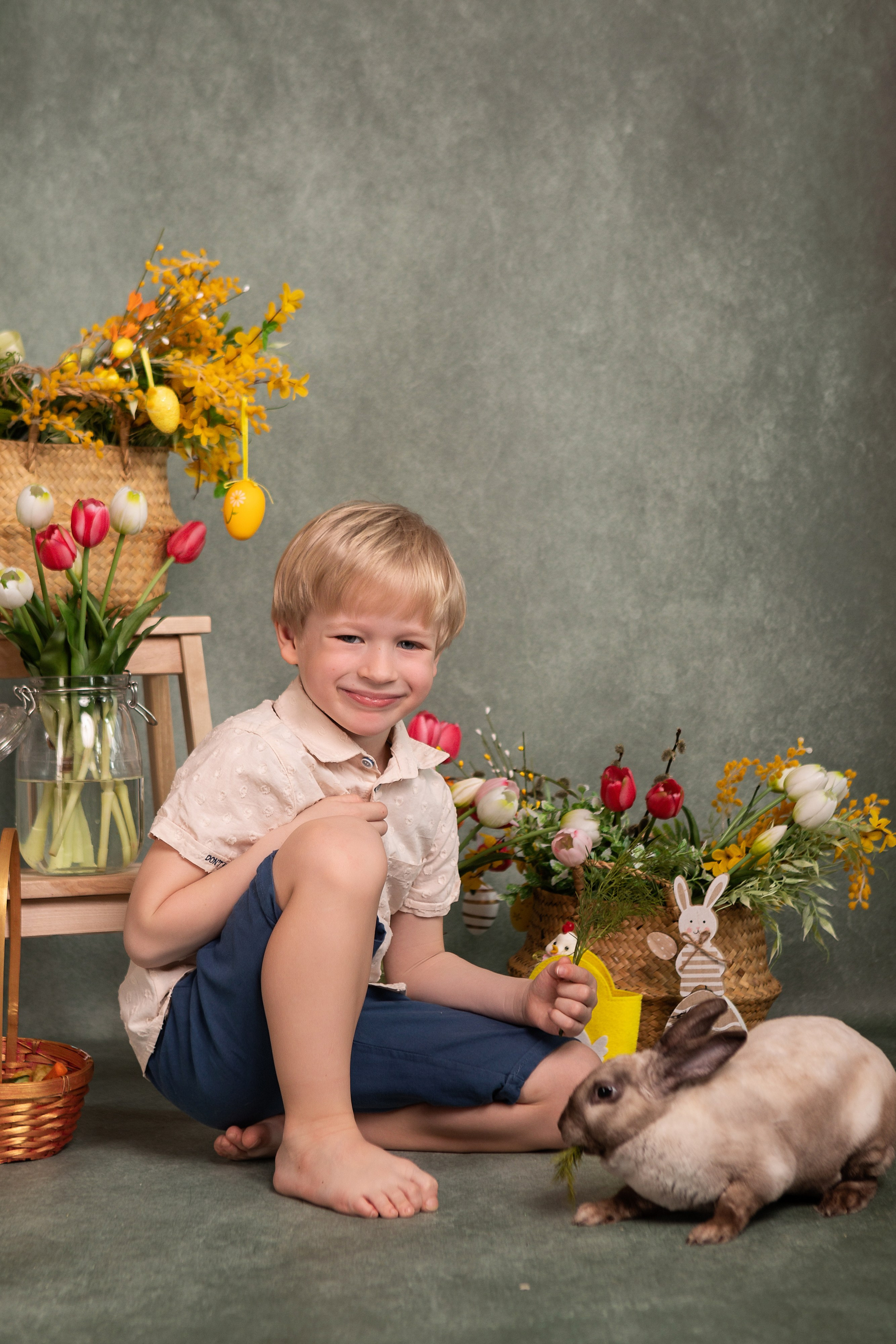 Фотопроект Пасхальный с кроликами. ФОТОГРАФ НА ГОДИК, БЕРЕМЕННОСТИ, НОВОРОЖДЕННЫХ, КРЕЩЕНИЯ МОСКВА