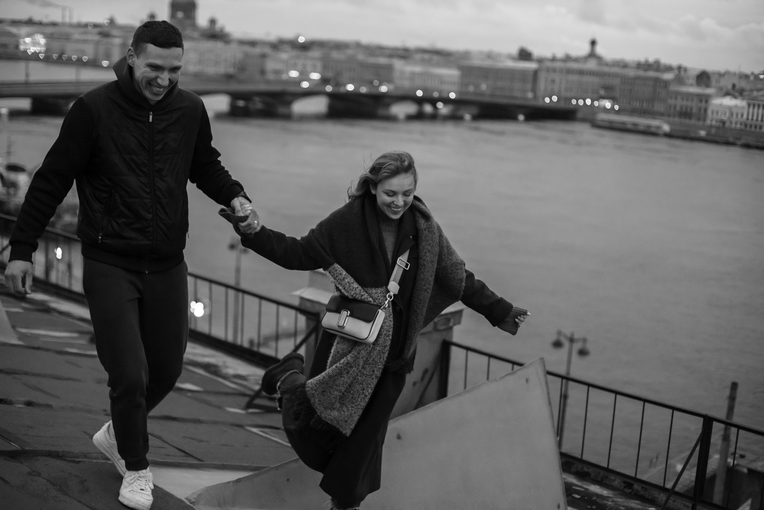 Лав стори на крыше. Свадебный и семейный фотограф в Москве Диана Левченко