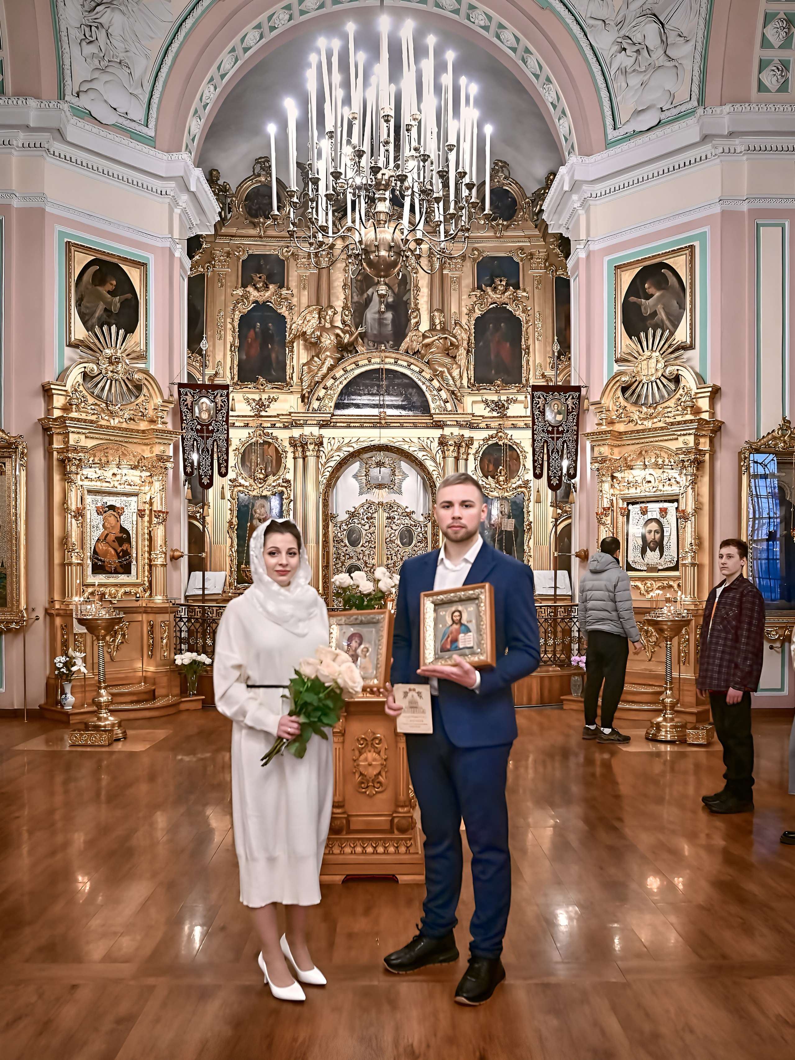 Венчание Артёма и Екатерины | Владимирский собор. Свадебный фотограф в Санкт-Петербурге Славин Денис
