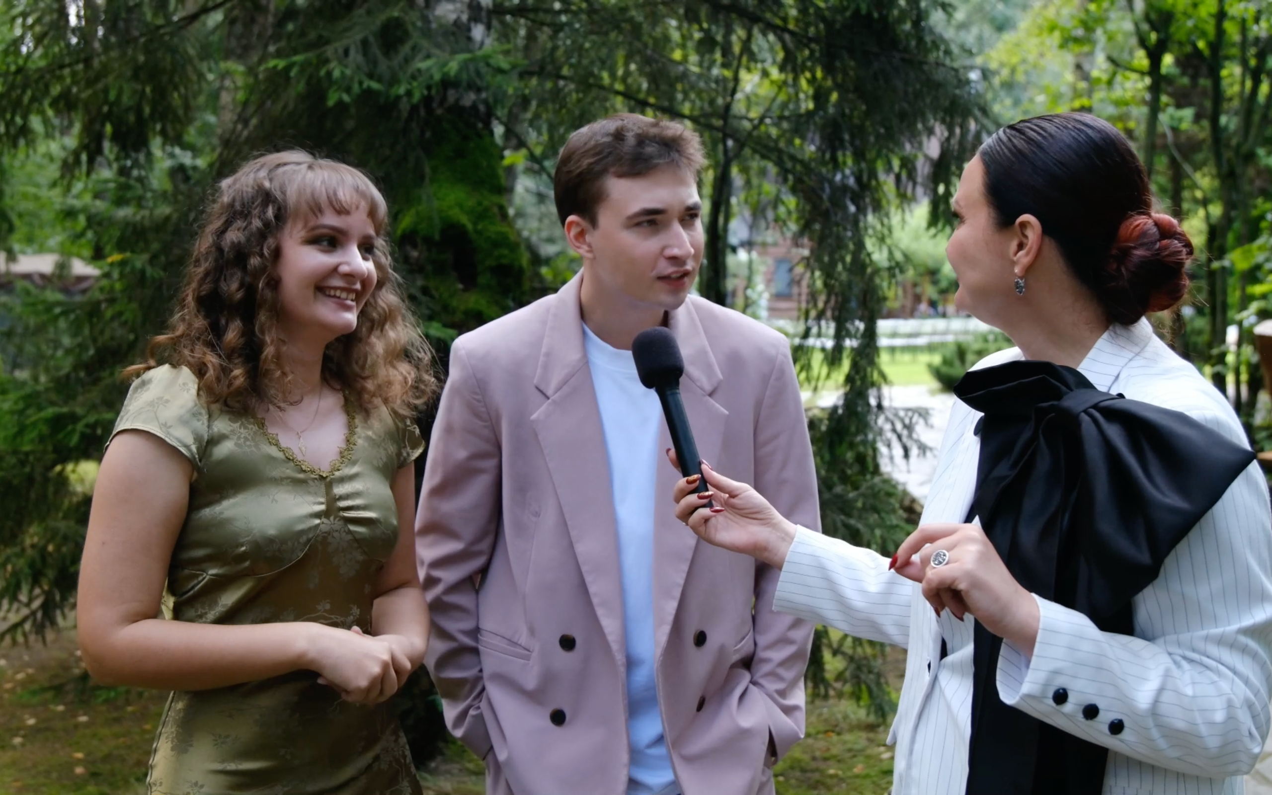 Свадебное SDE интервью на Лесной поляне. Репортажный видеограф Илья Сухоносиик