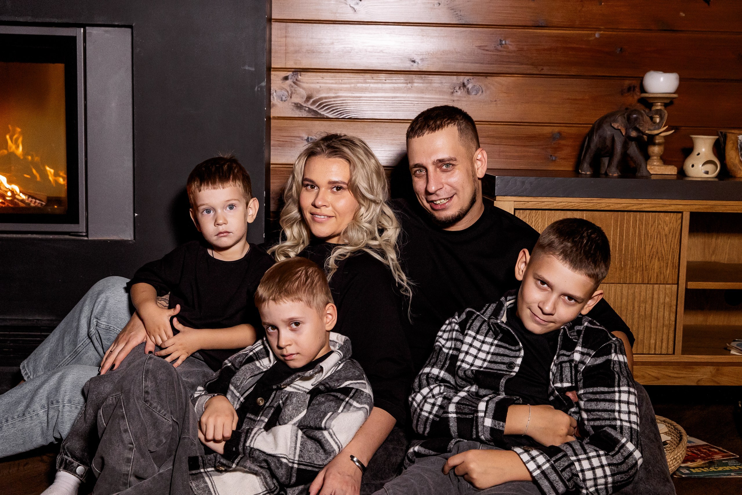 Эдуард и Дарья с сыновьями. Свадебный и семейный фотограф в Челябинске Юлия Ишимова