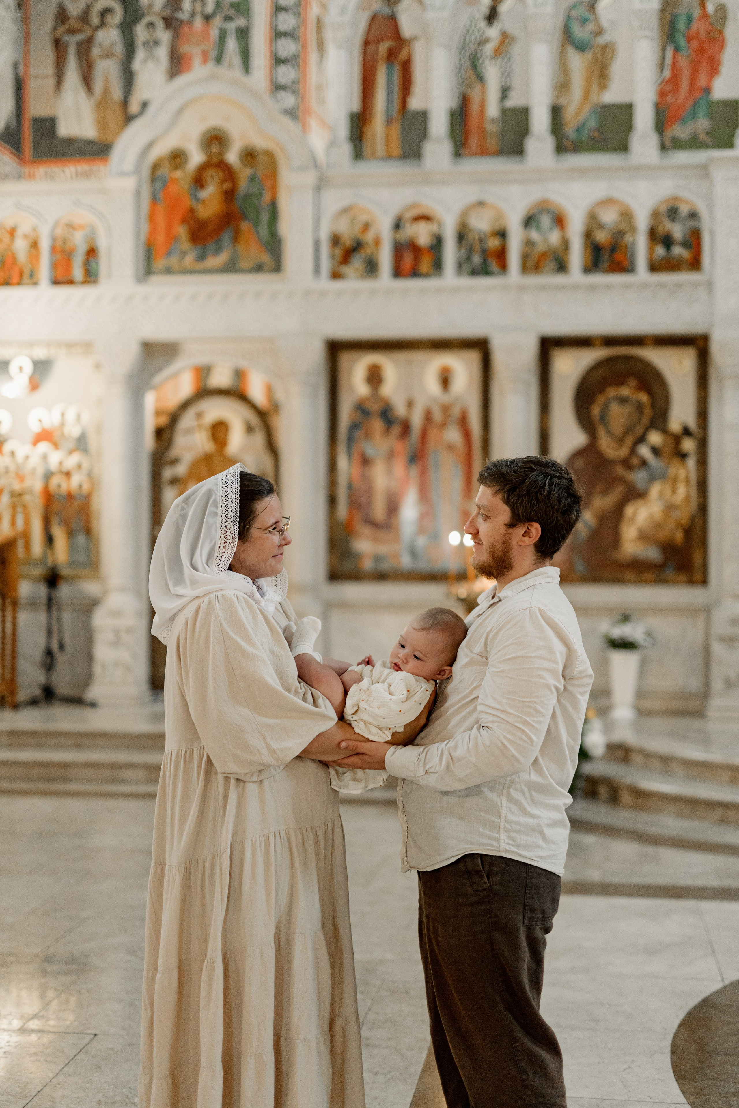 Таинство Крещения Веры. Фотограф новорождённых Newborn Москва