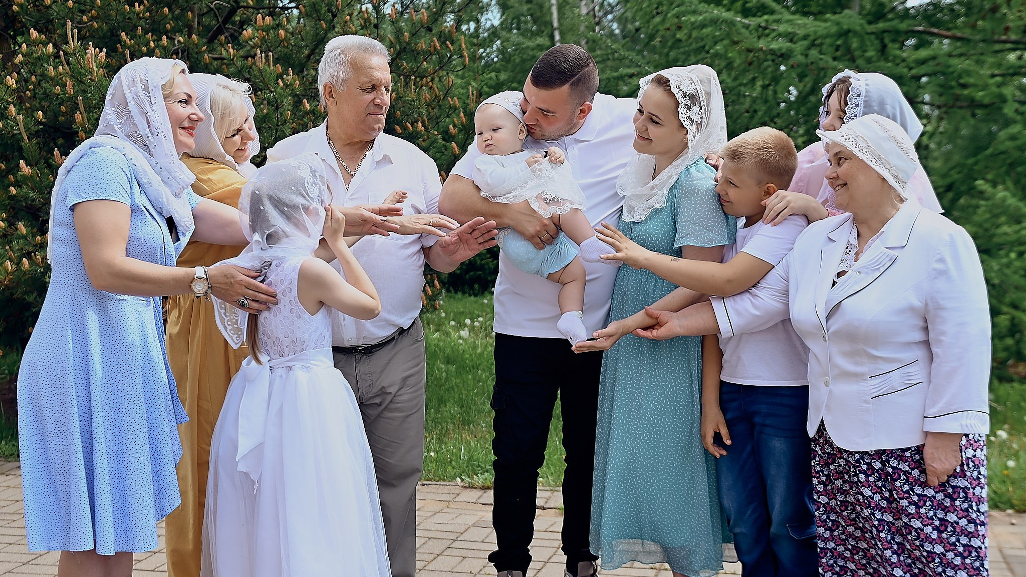 Крещение Анны. Свадебный фотограф, видеограф, рилсмейкер в Санкт-Петербурге и Москве