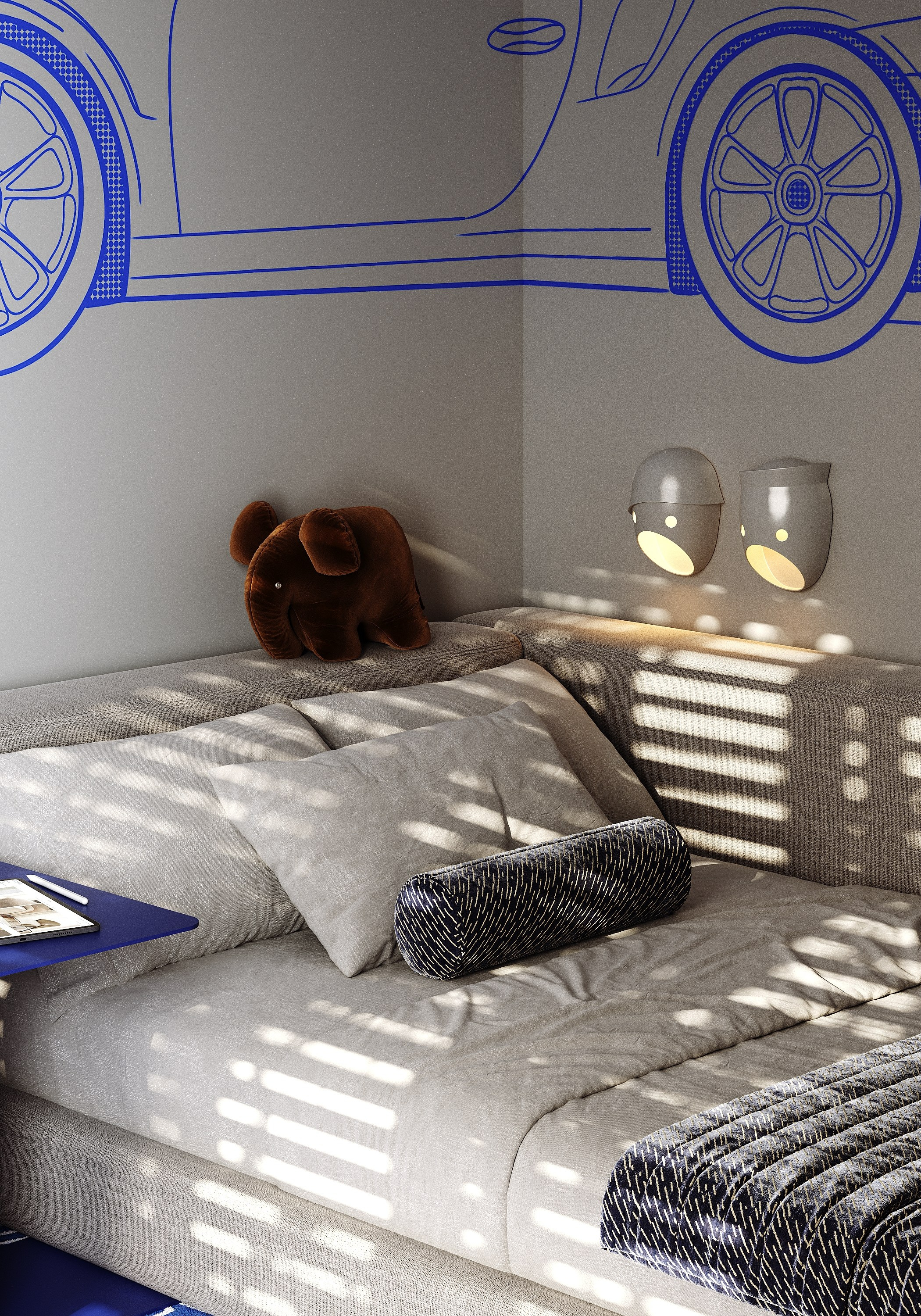 Частный дом 160 м². Визуализации интерьера