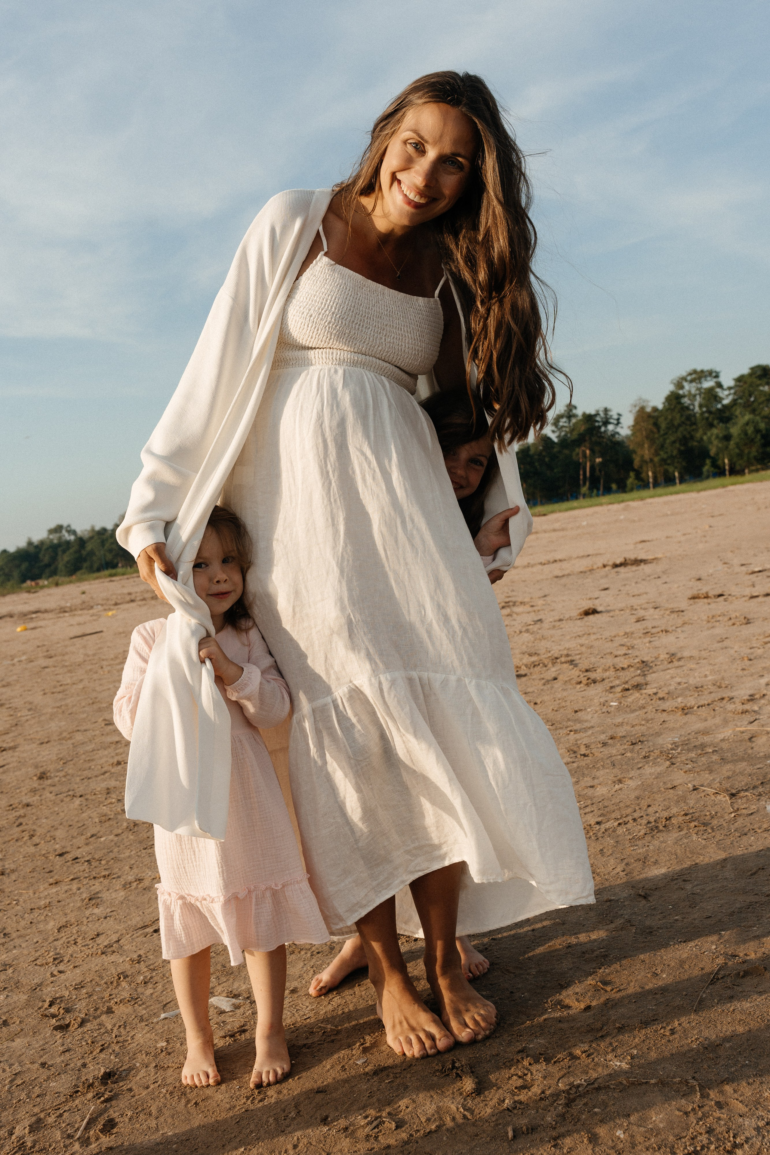 Папа, мама и три дочки. Семейный фотограф в Санкт-Петербурге Виталия Белова